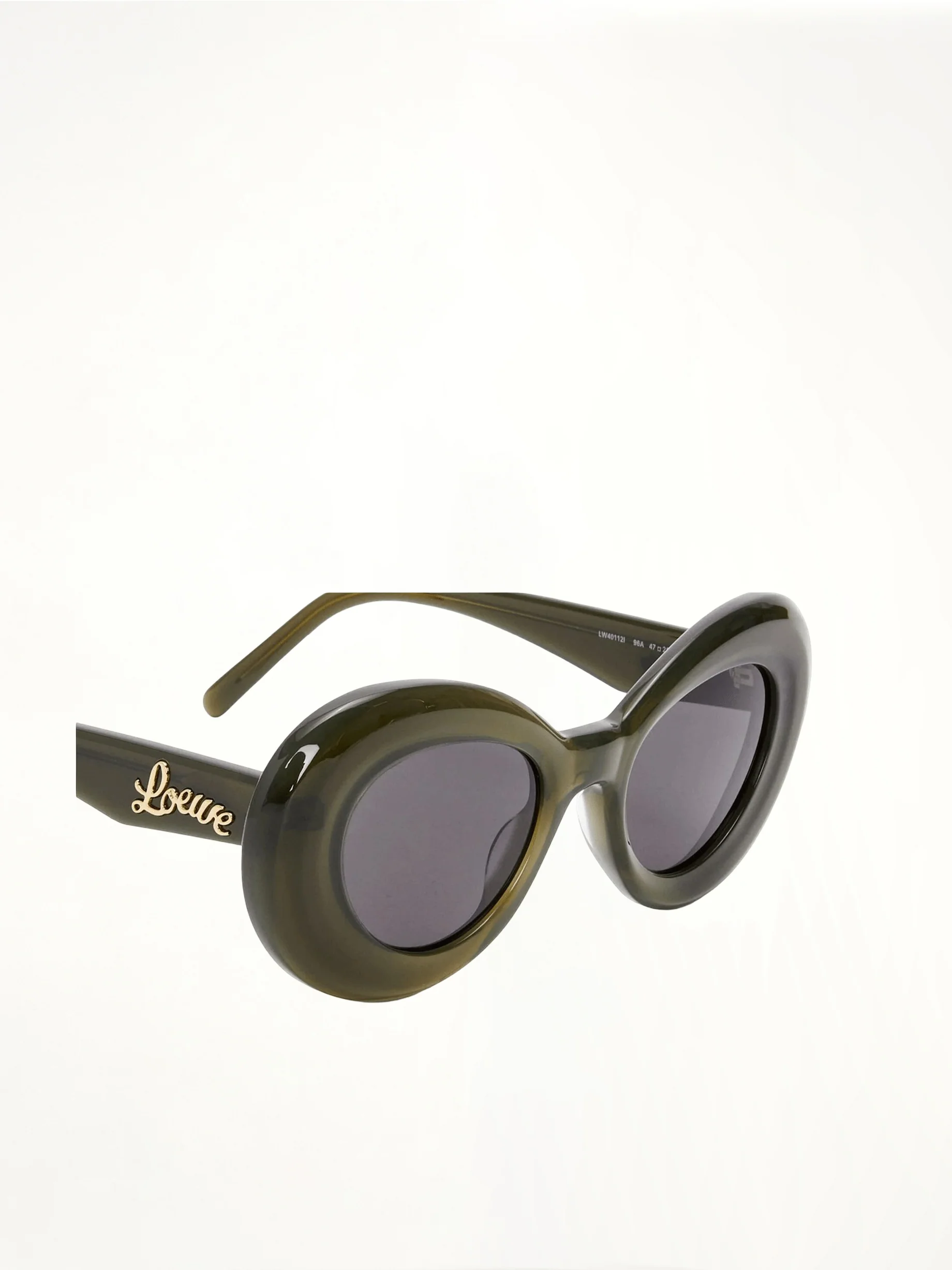 Loewe LW40112I 4796A Acetate Sunglasses in Green - Image 4