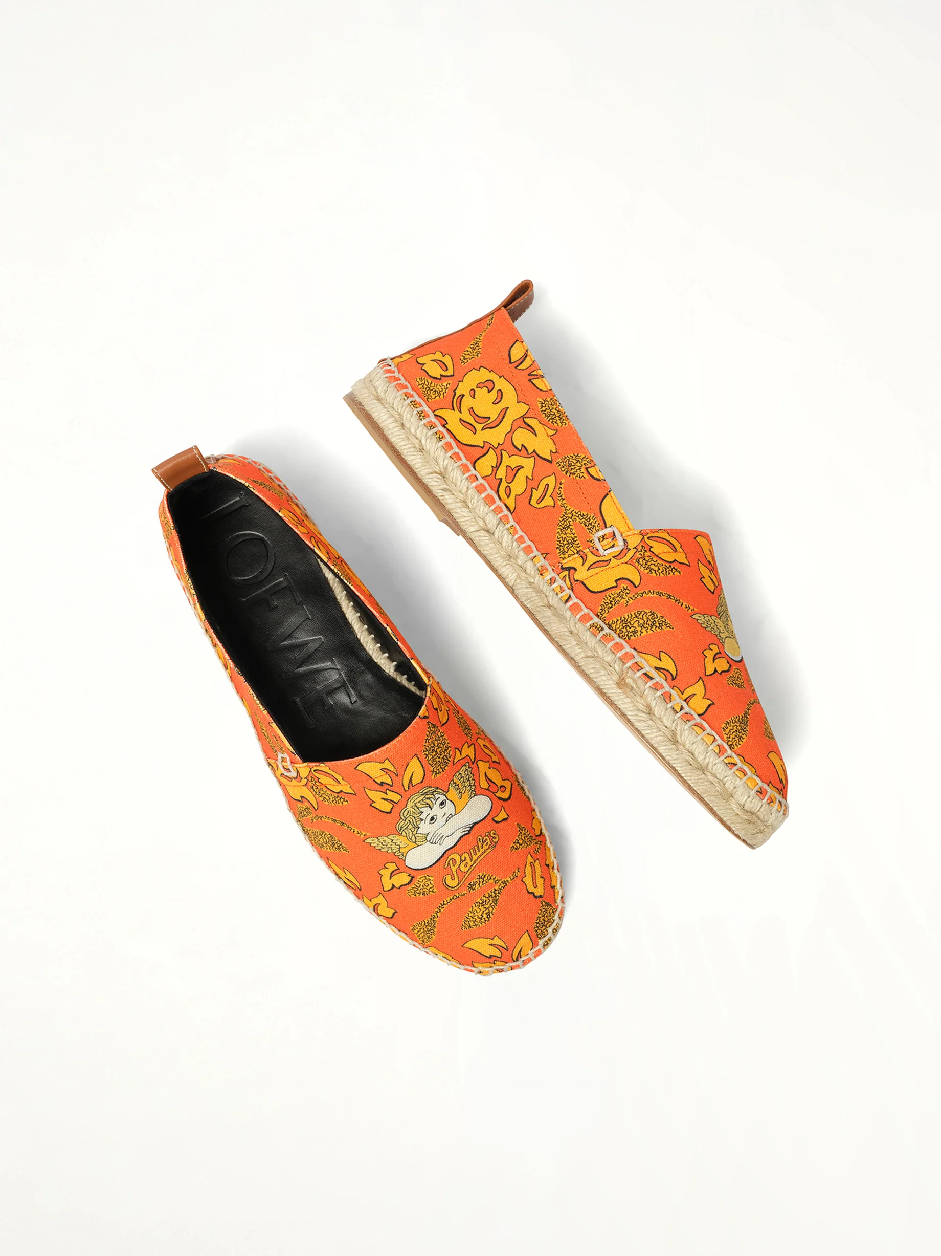 Loewe x Paula Prt Espadrille in Orange/Yellow - Image 4