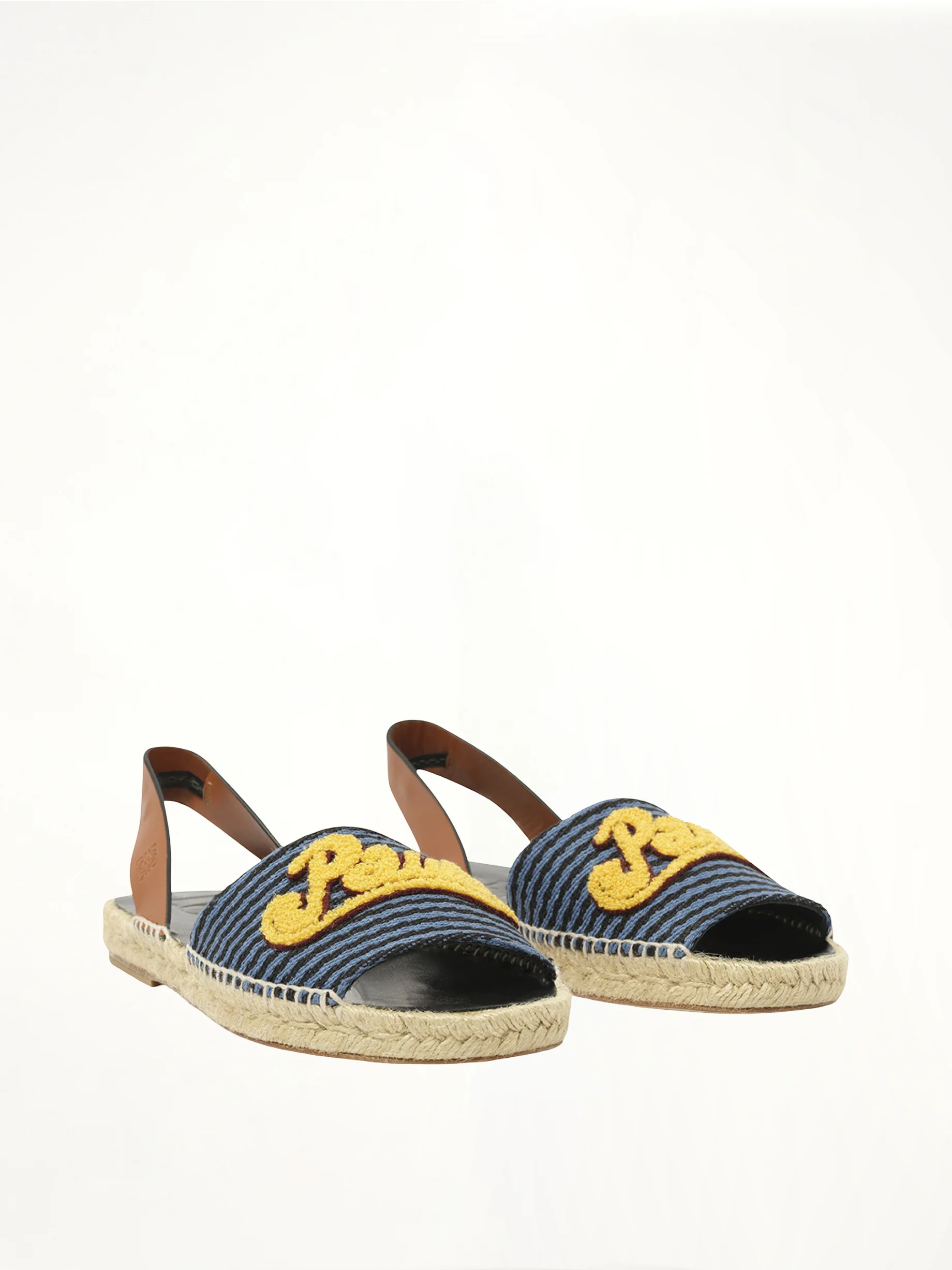 Loewe x Paula Stripe Espadrille in Navy - Image 2