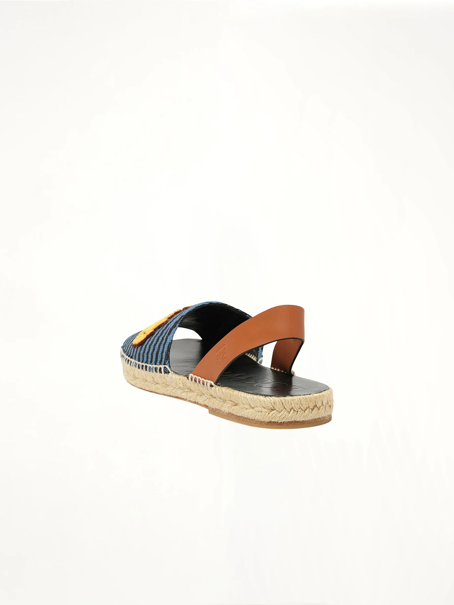 Loewe x Paula Stripe Espadrille in Navy - Image 3
