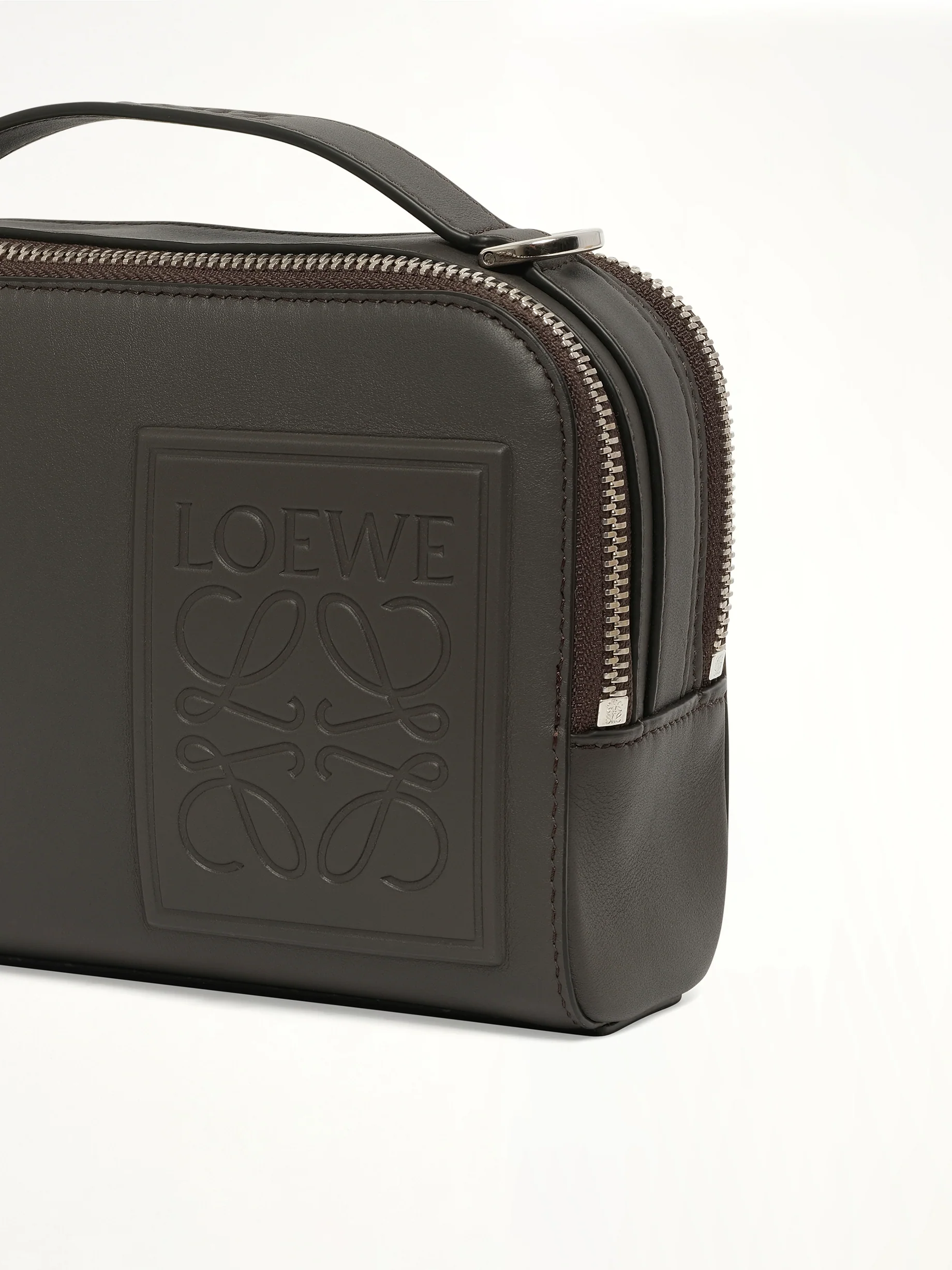 Loewe Patch Camera Bag Mini in Dark Grey - Image 7