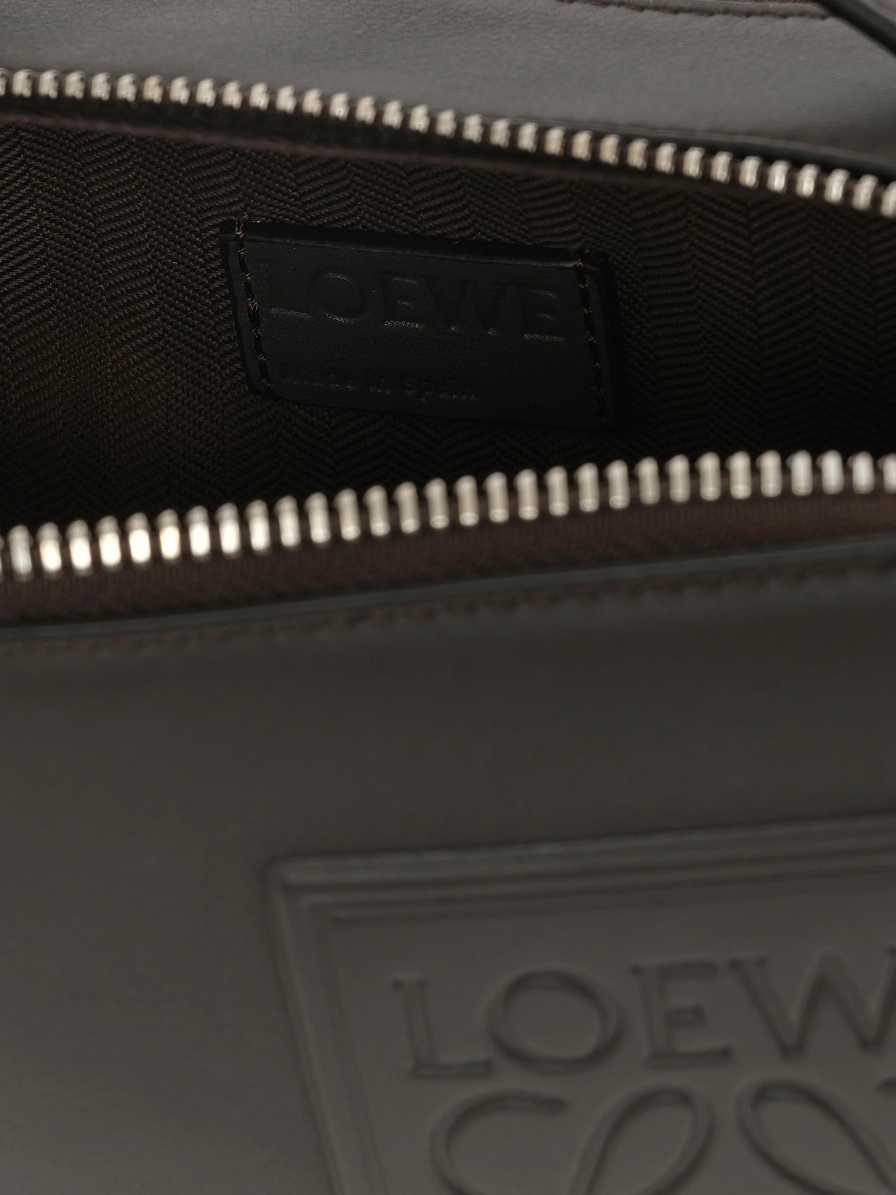 Loewe Patch Camera Bag Mini in Dark Grey - Image 9