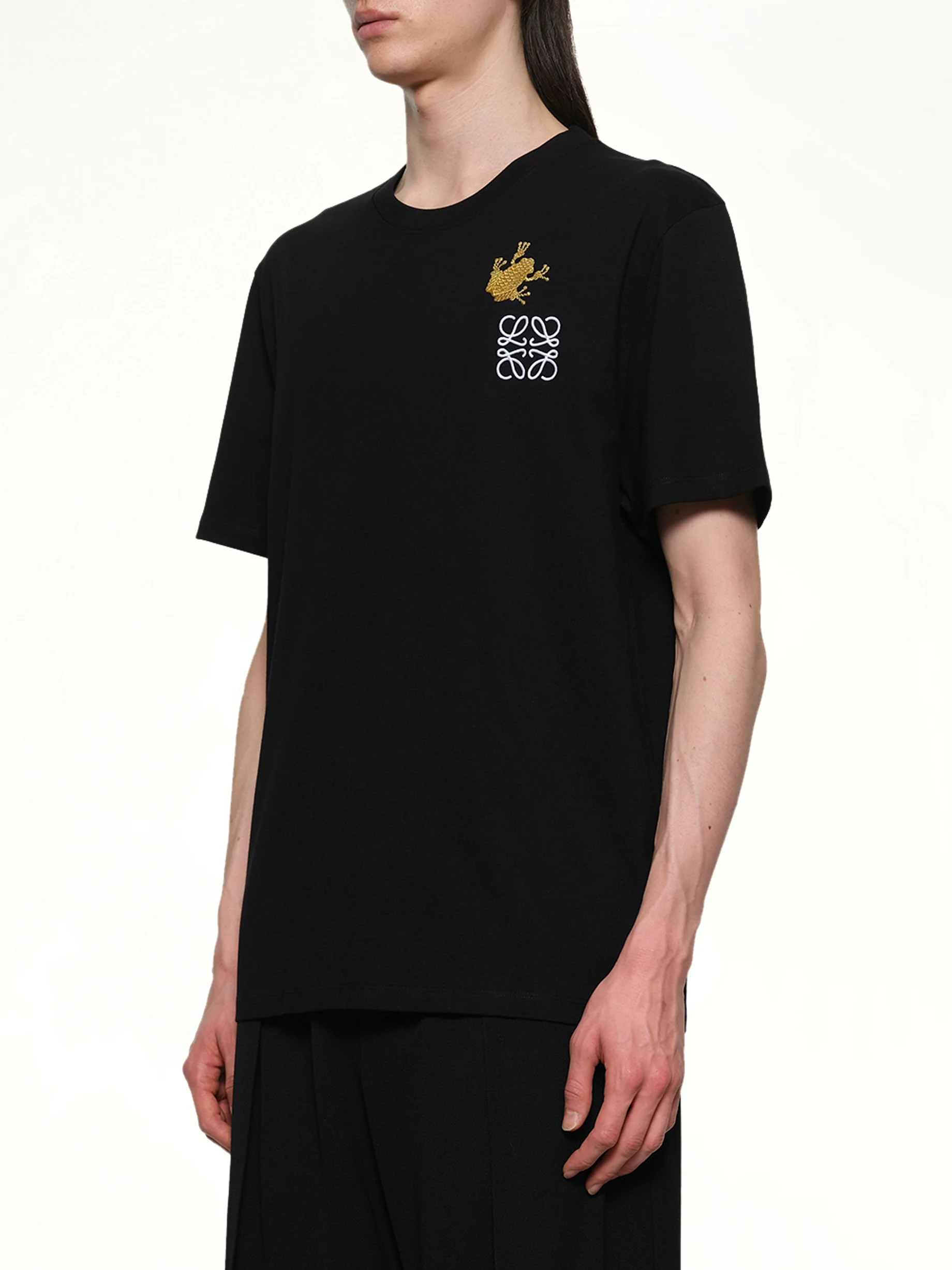 Frog Relaxed Fit T-Shirt in Black - Image 3