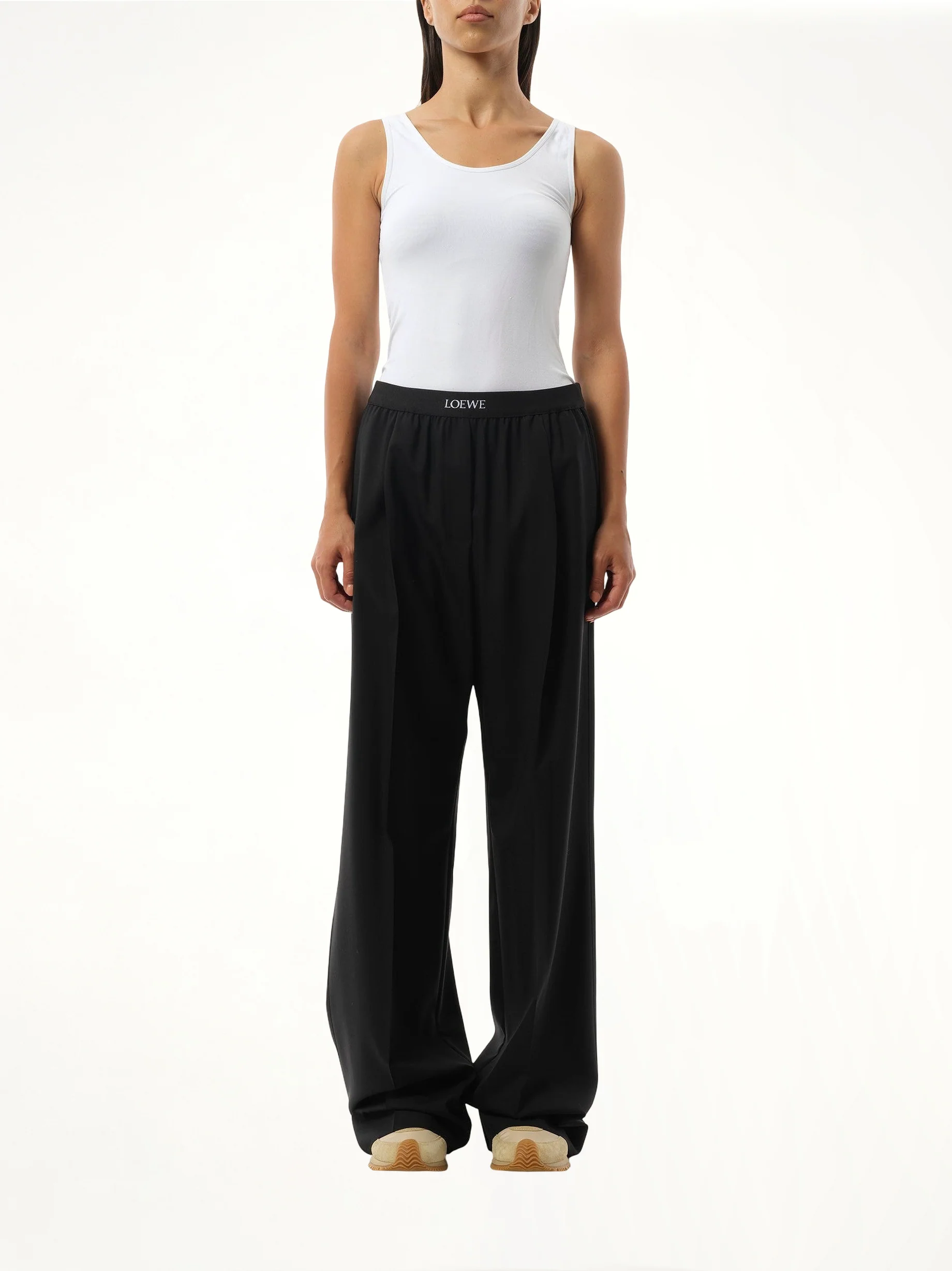 Loewe Waistband Trouser in Black - Image 4