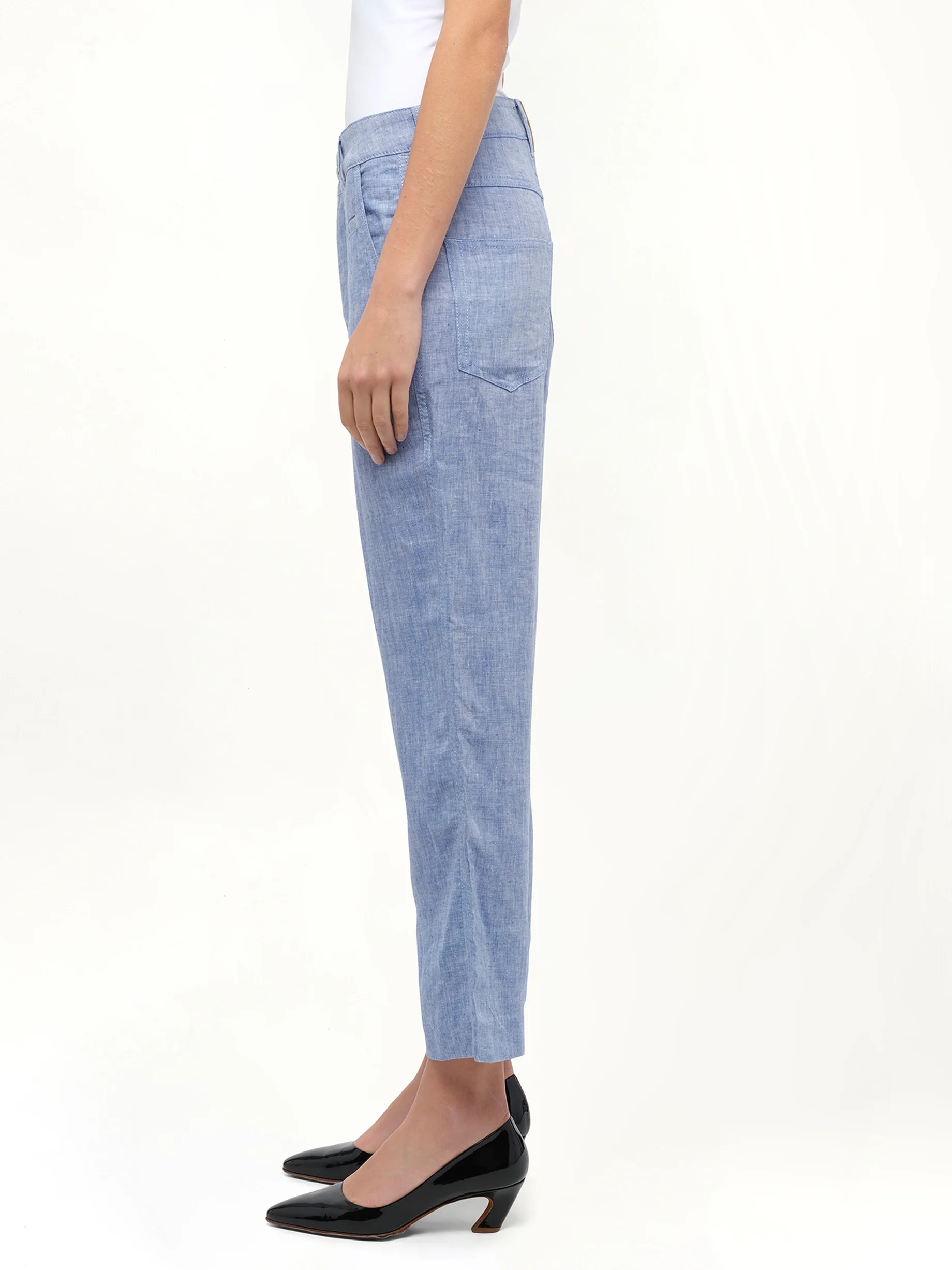 Loewe x Paula Fisherman Pants in Light Blue - Image 5