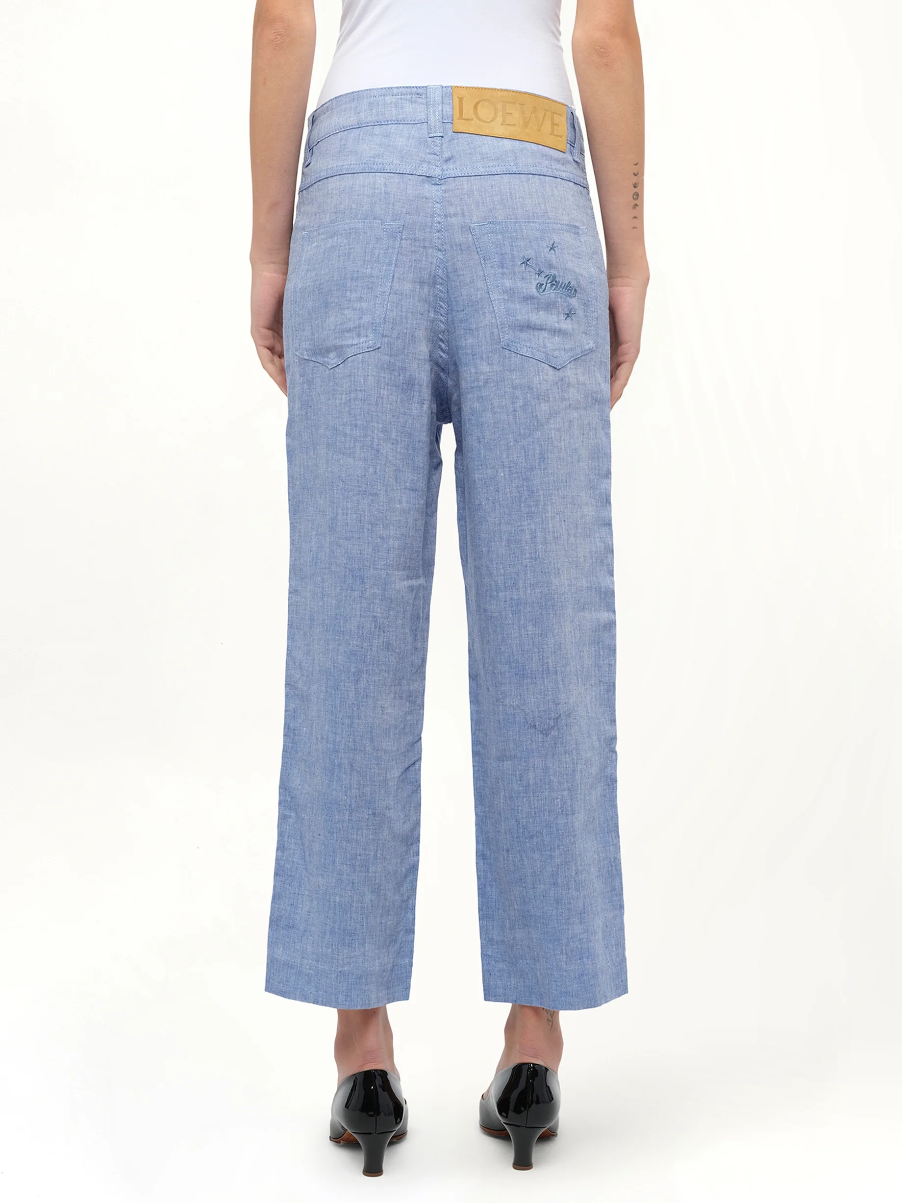 Loewe x Paula Fisherman Pants in Light Blue - Image 6