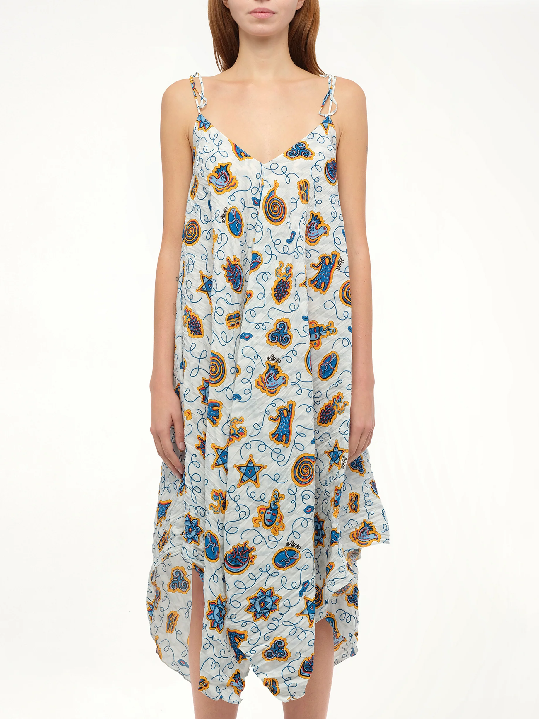 Loewe x Paula Prt Strappy Dress in White
