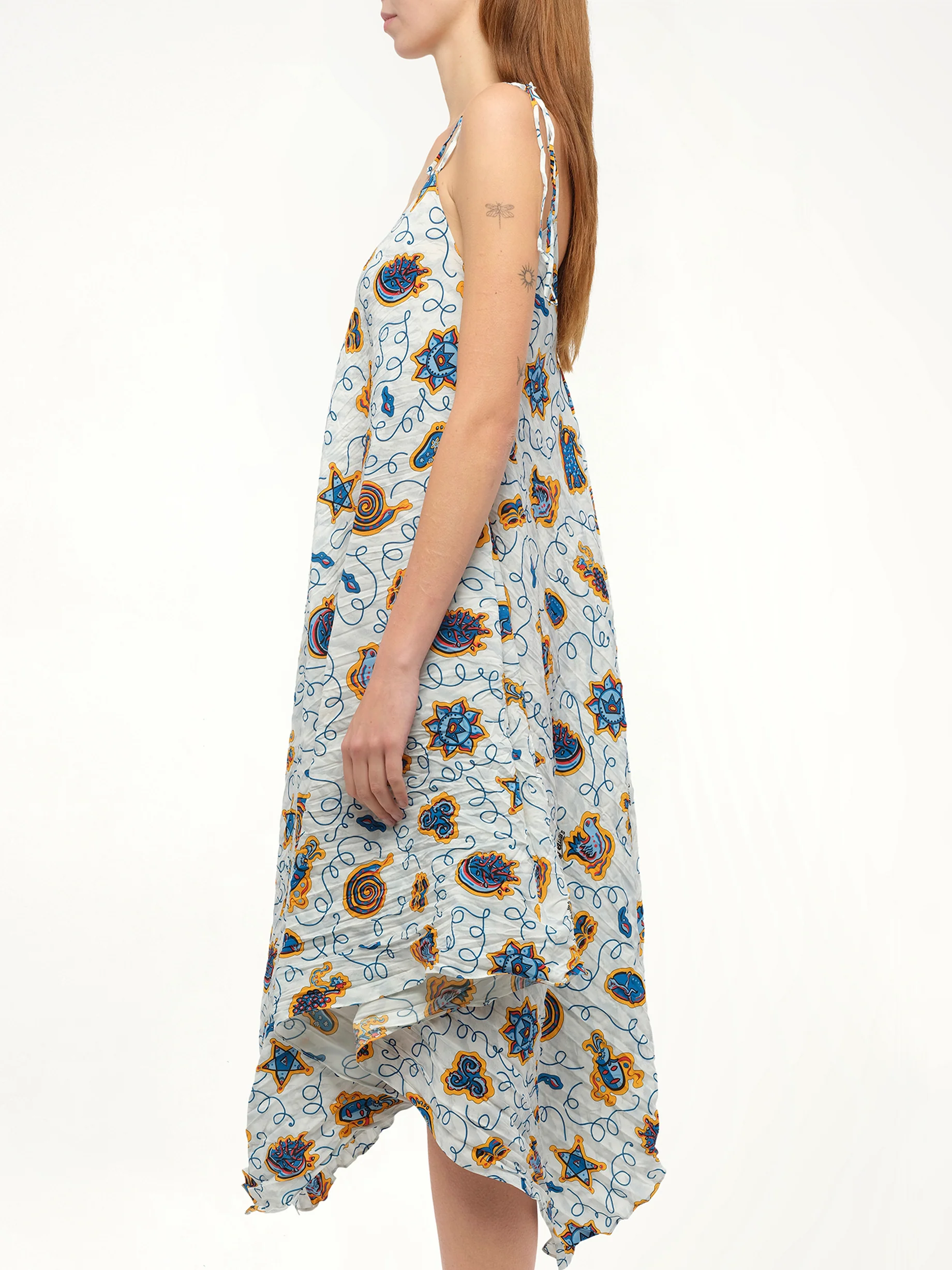 Loewe x Paula Prt Strappy Dress in White - Image 5