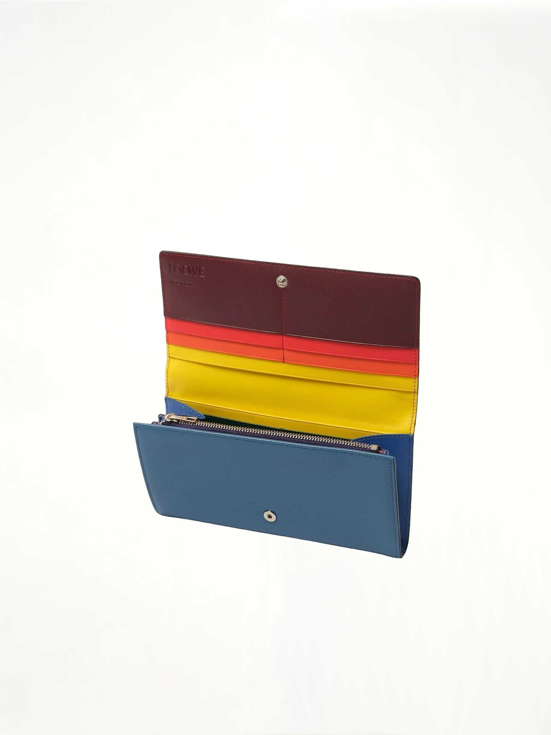 Loewe x Paula Rainbow Cont Wallet in Blue - Image 4