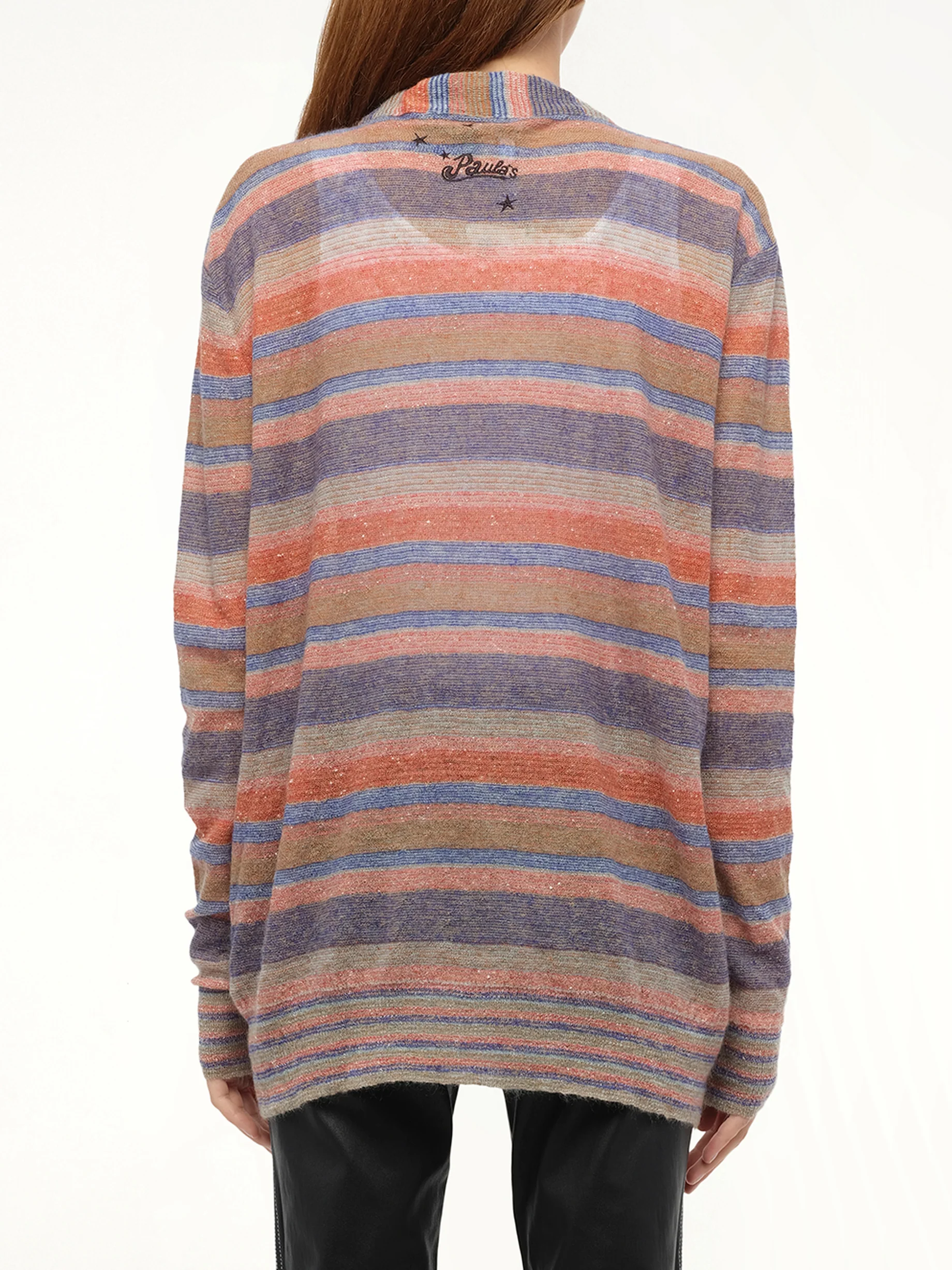 Loewe x Paula Stripe Cardigan in Multicolour - Image 6