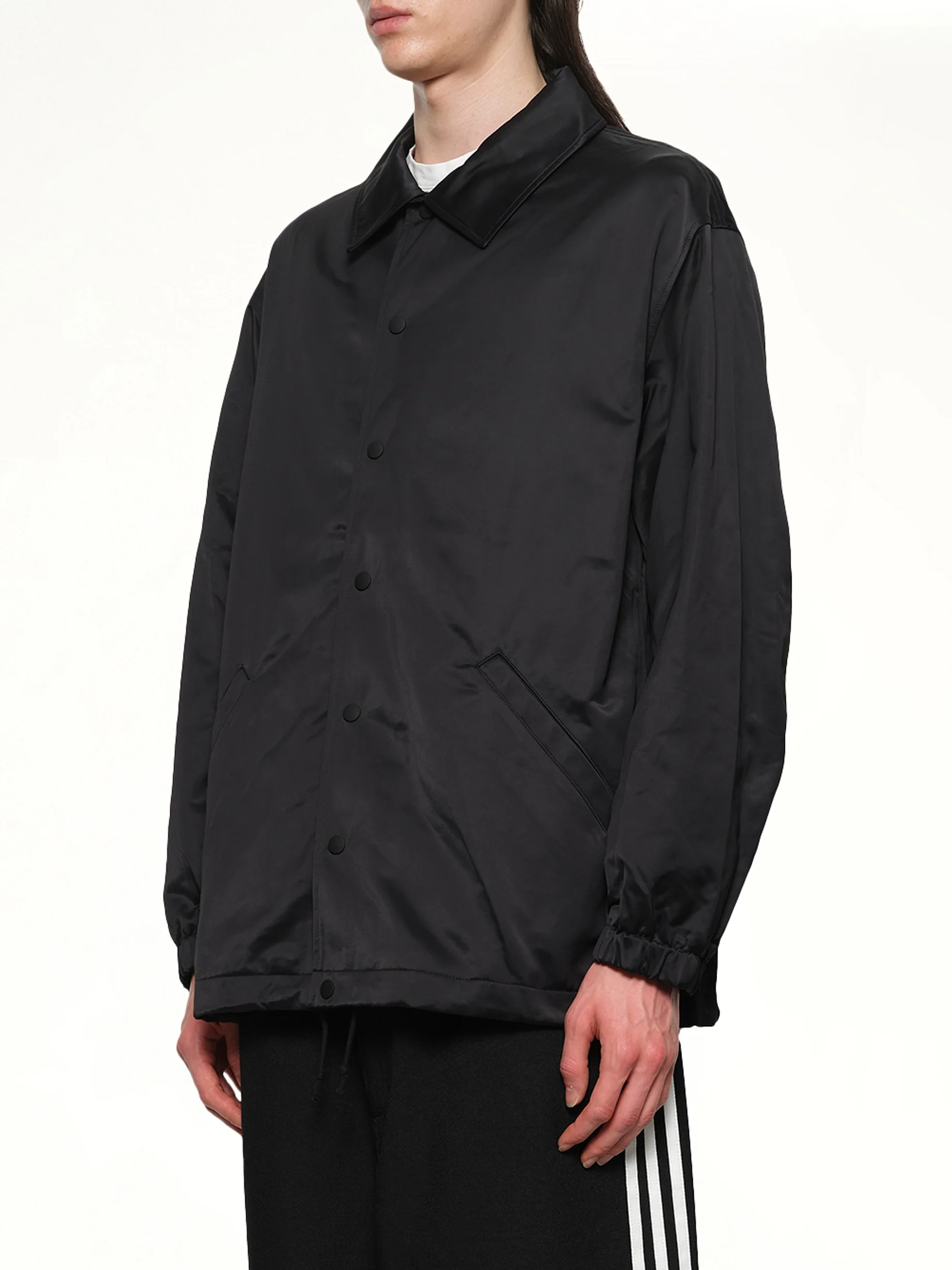 Logo Graphic Coach Jacket in Black - Image 3