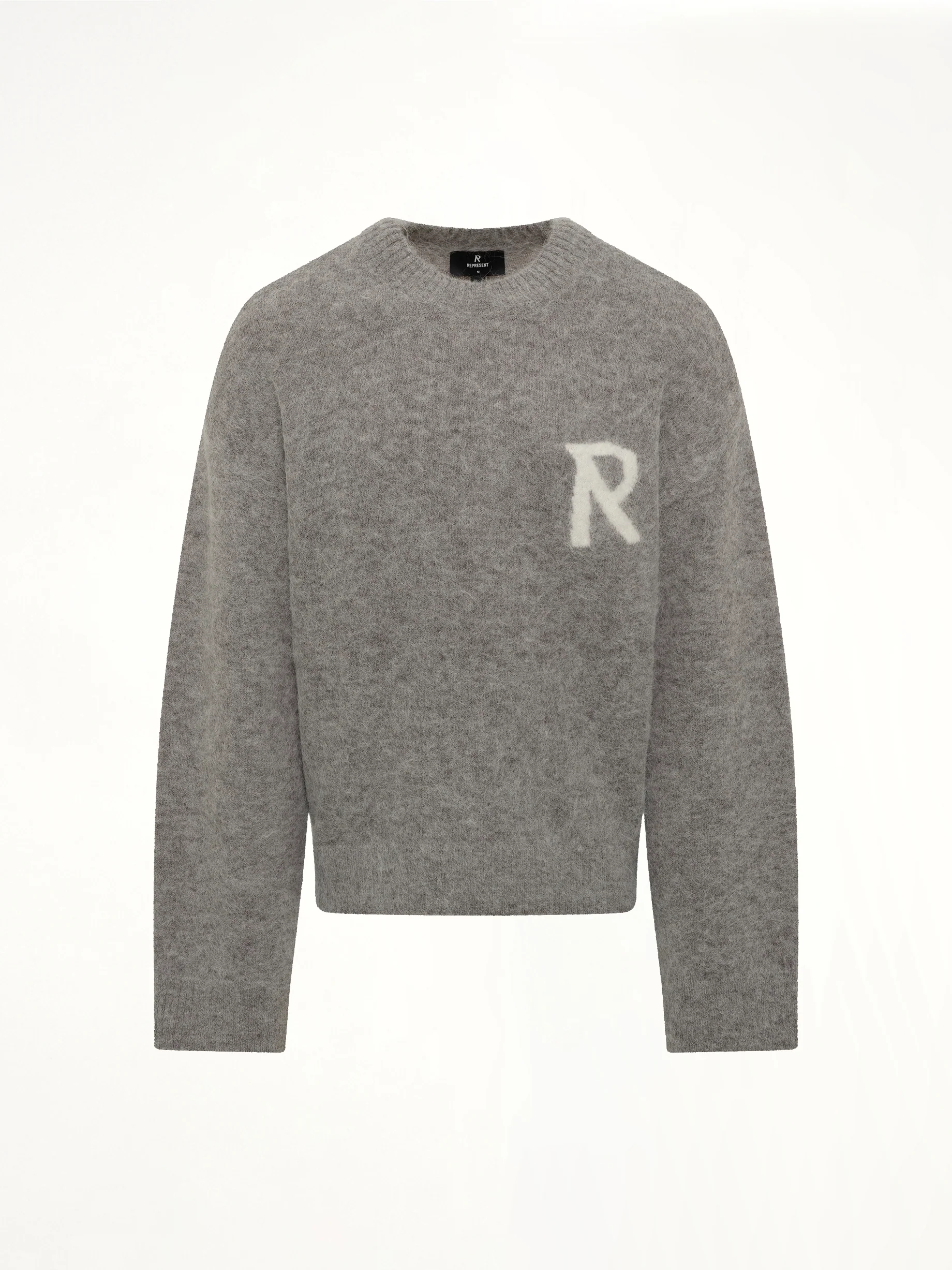 Logo Knit Sweater in Grey - Image 2