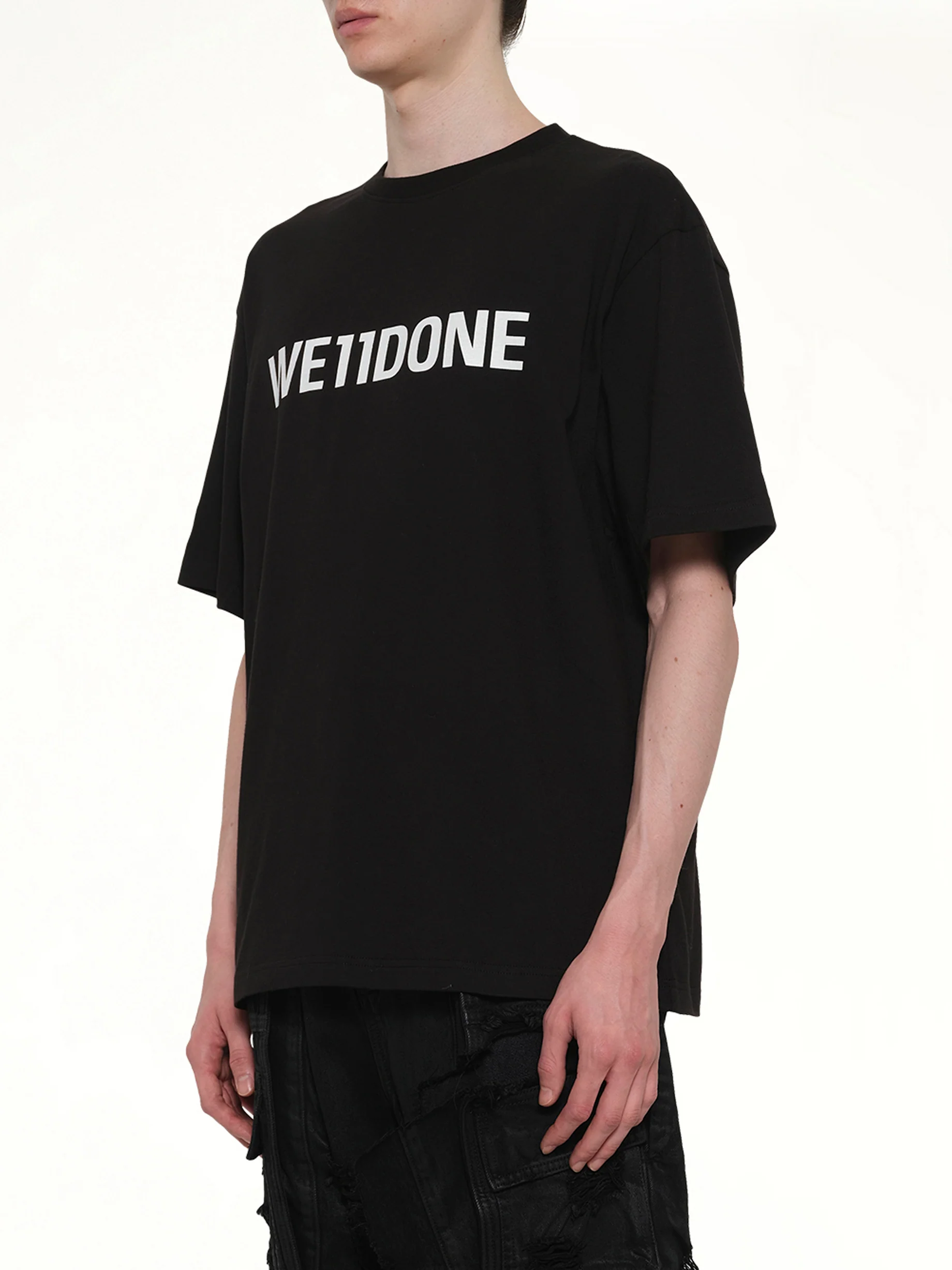 Logo Loose-Fit T-Shirt in Black - Image 3