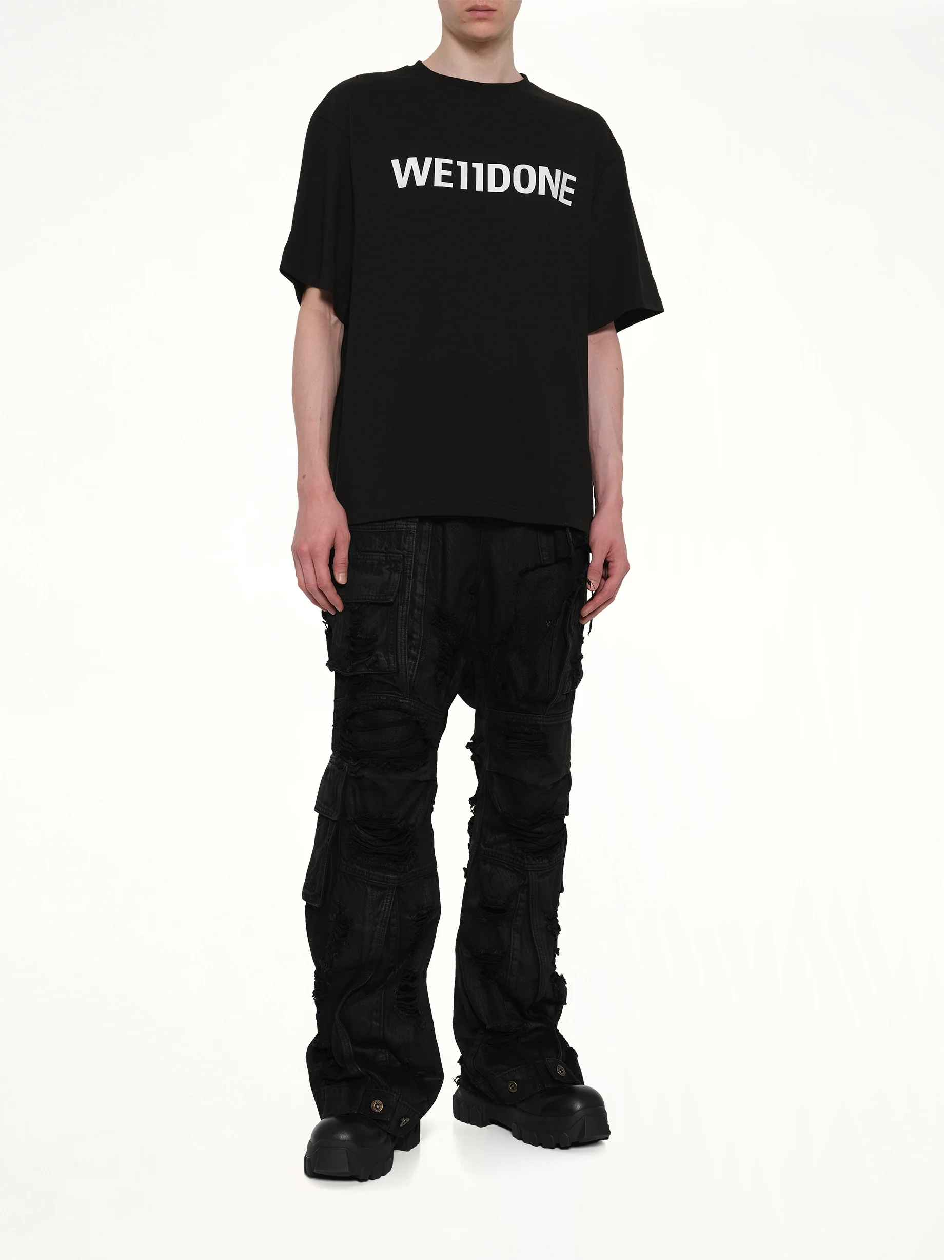 Logo Loose-Fit T-Shirt in Black - Image 4