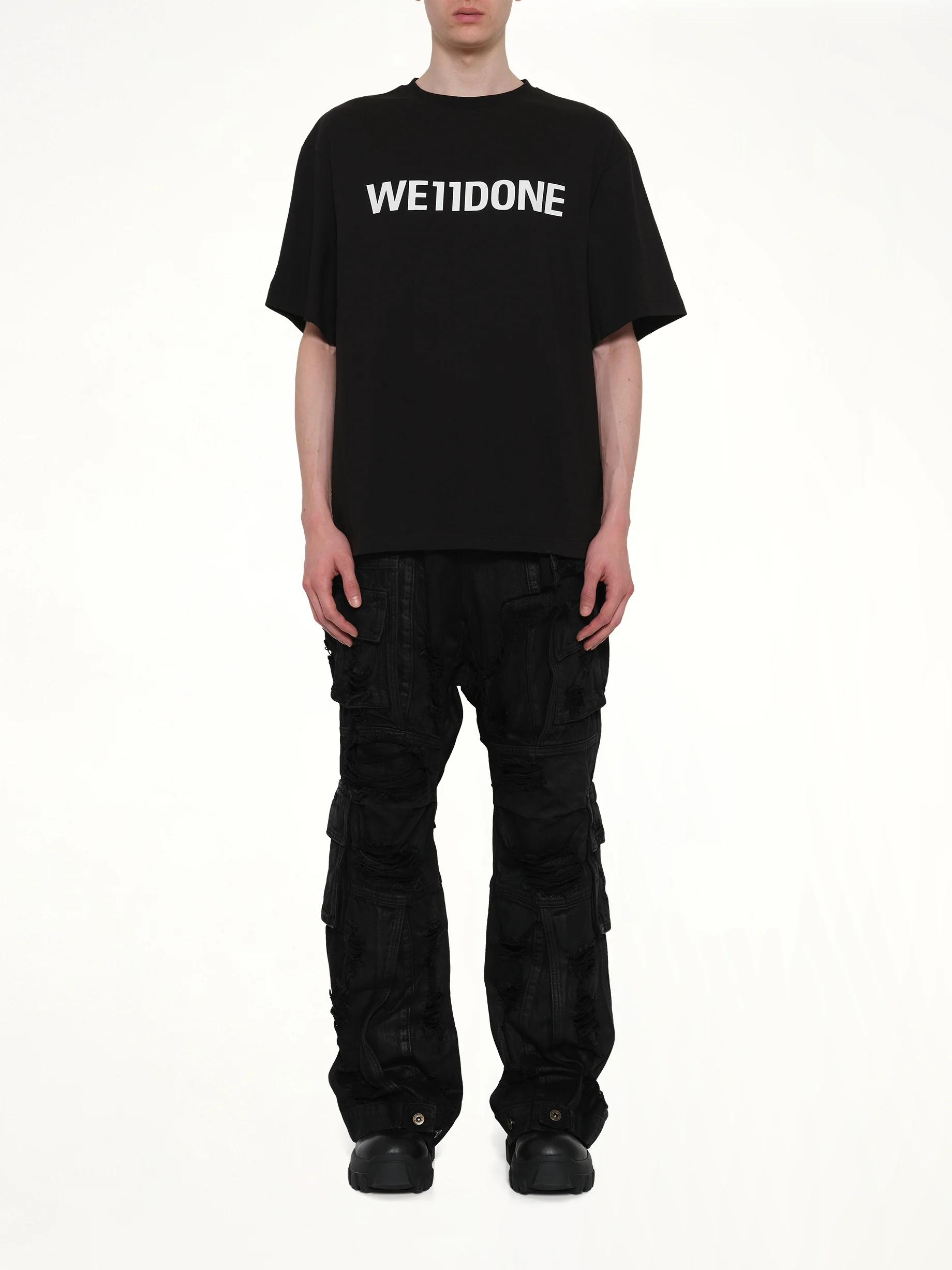 Logo Loose-Fit T-Shirt in Black - Image 7