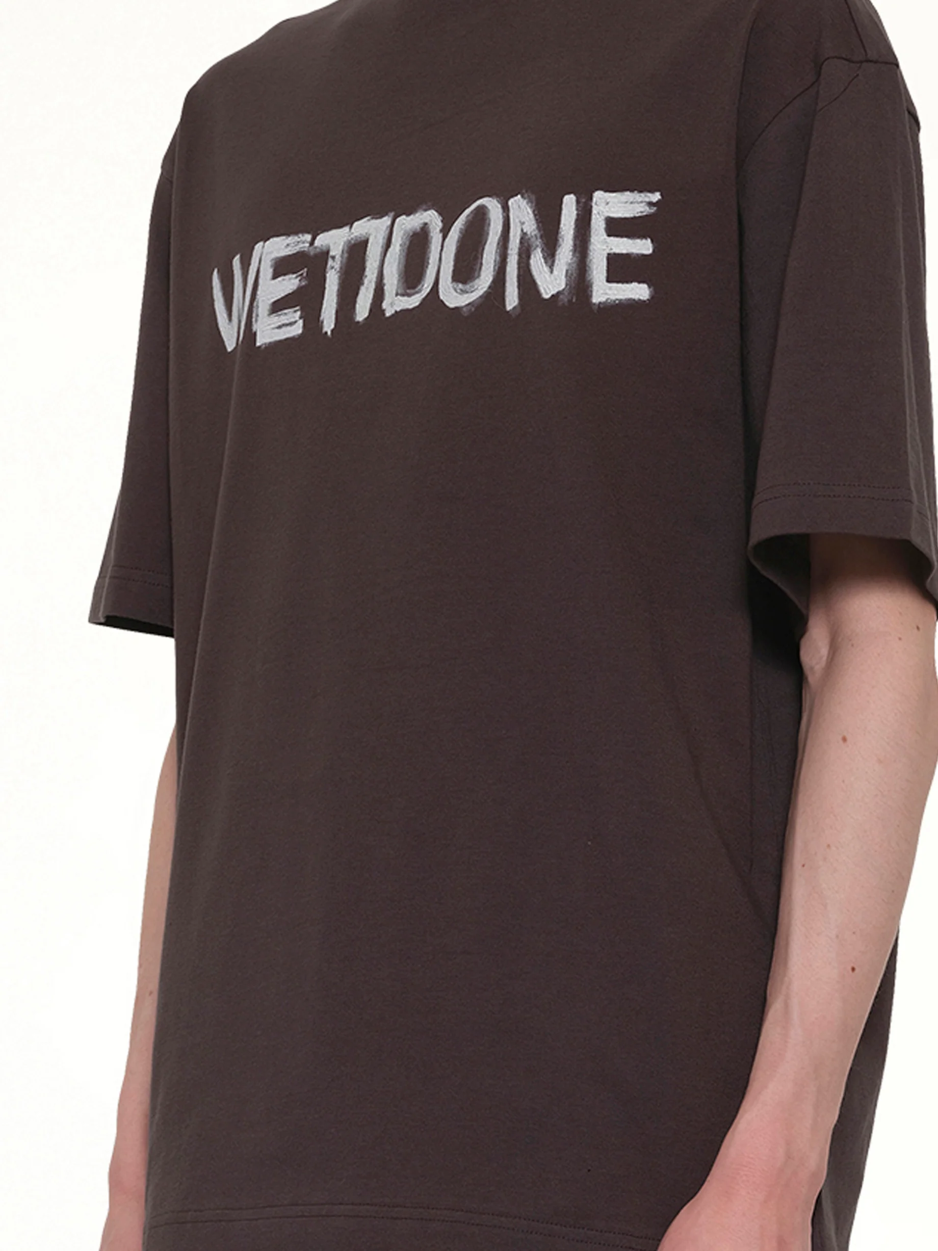 Logo Painted T-Shirt in Charcoal - Image 6