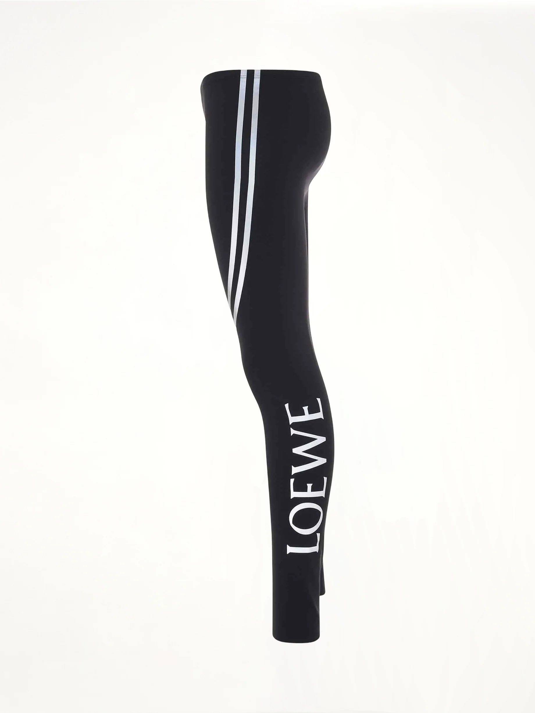 Logo Polyamide Leggings in Black - Image 3