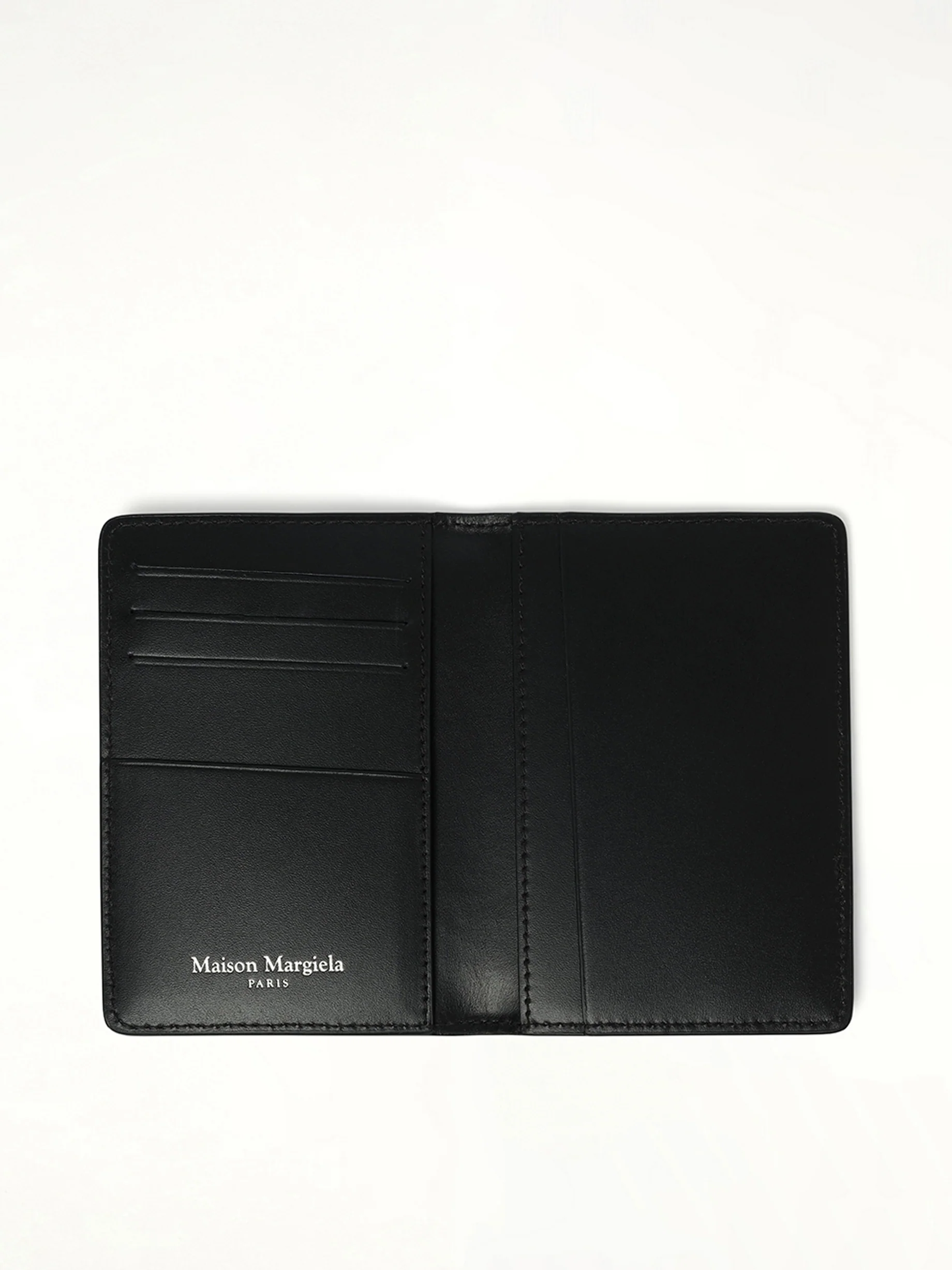 Logo Printed Card Holder in Black - Image 3