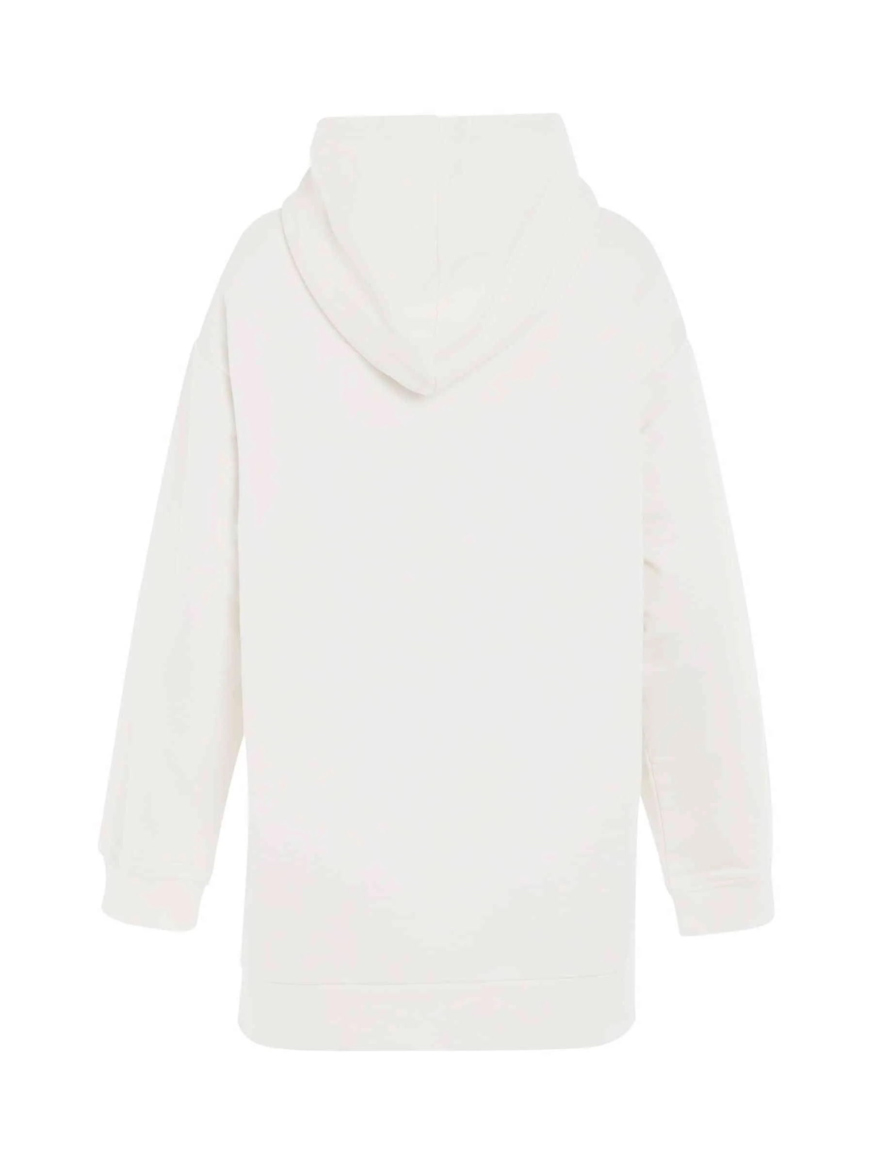 Logo Printed Hoodie in White - Image 4
