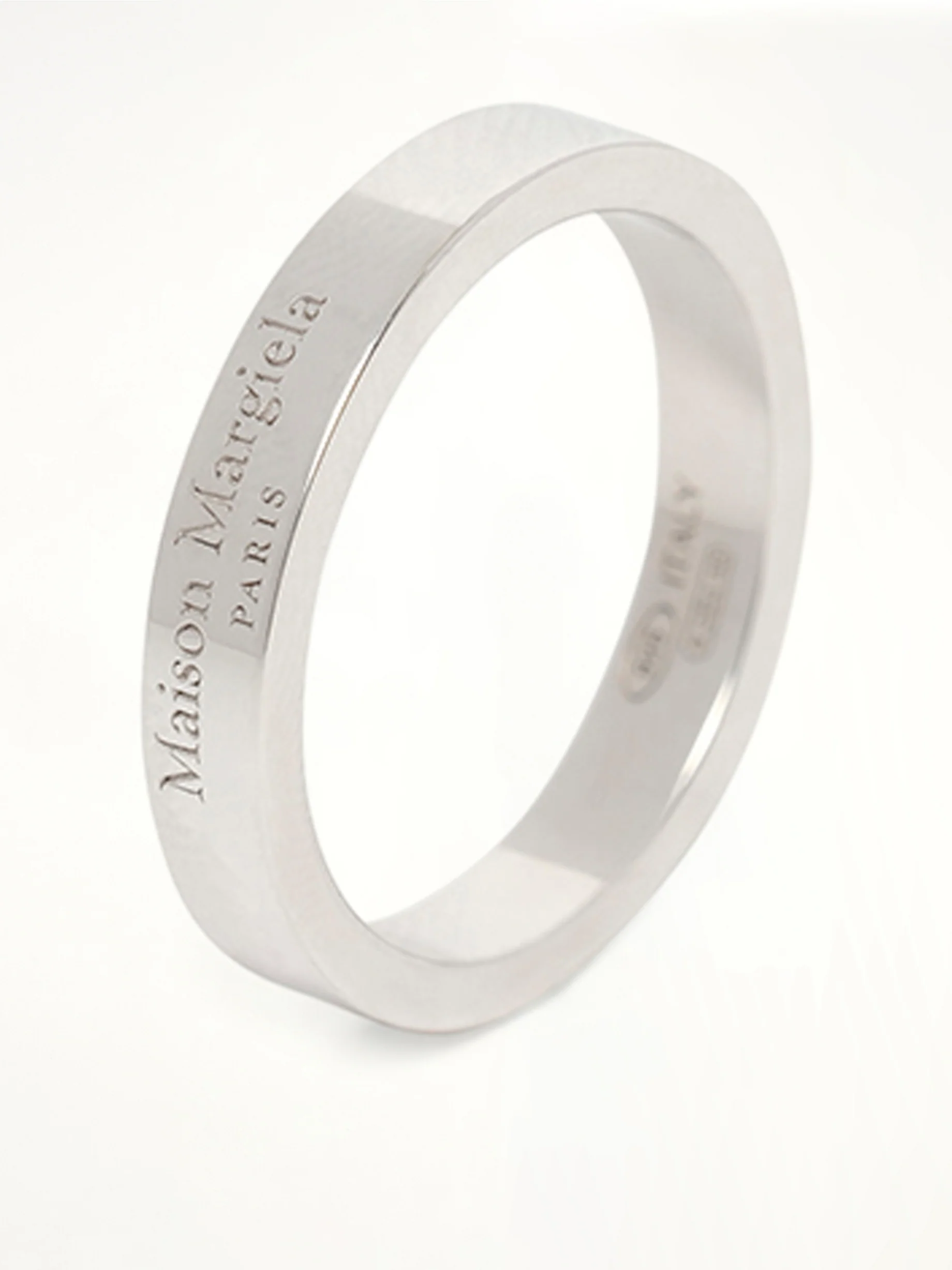 Logo Reference Ring 4mm in Silver - Image 2