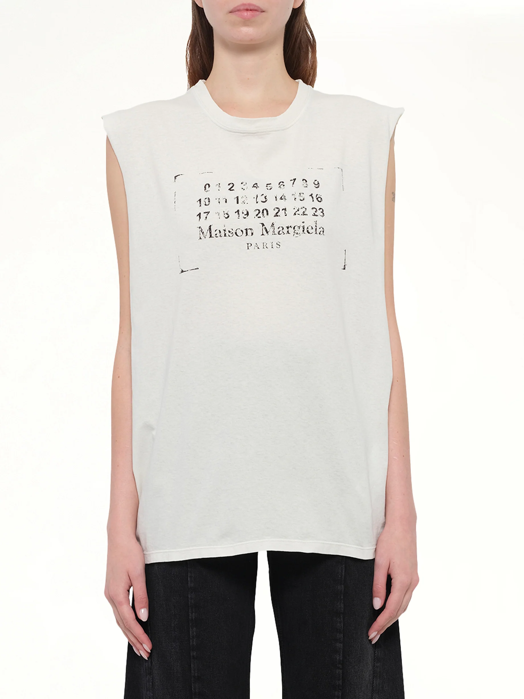 Logo Tank Top in Butter
