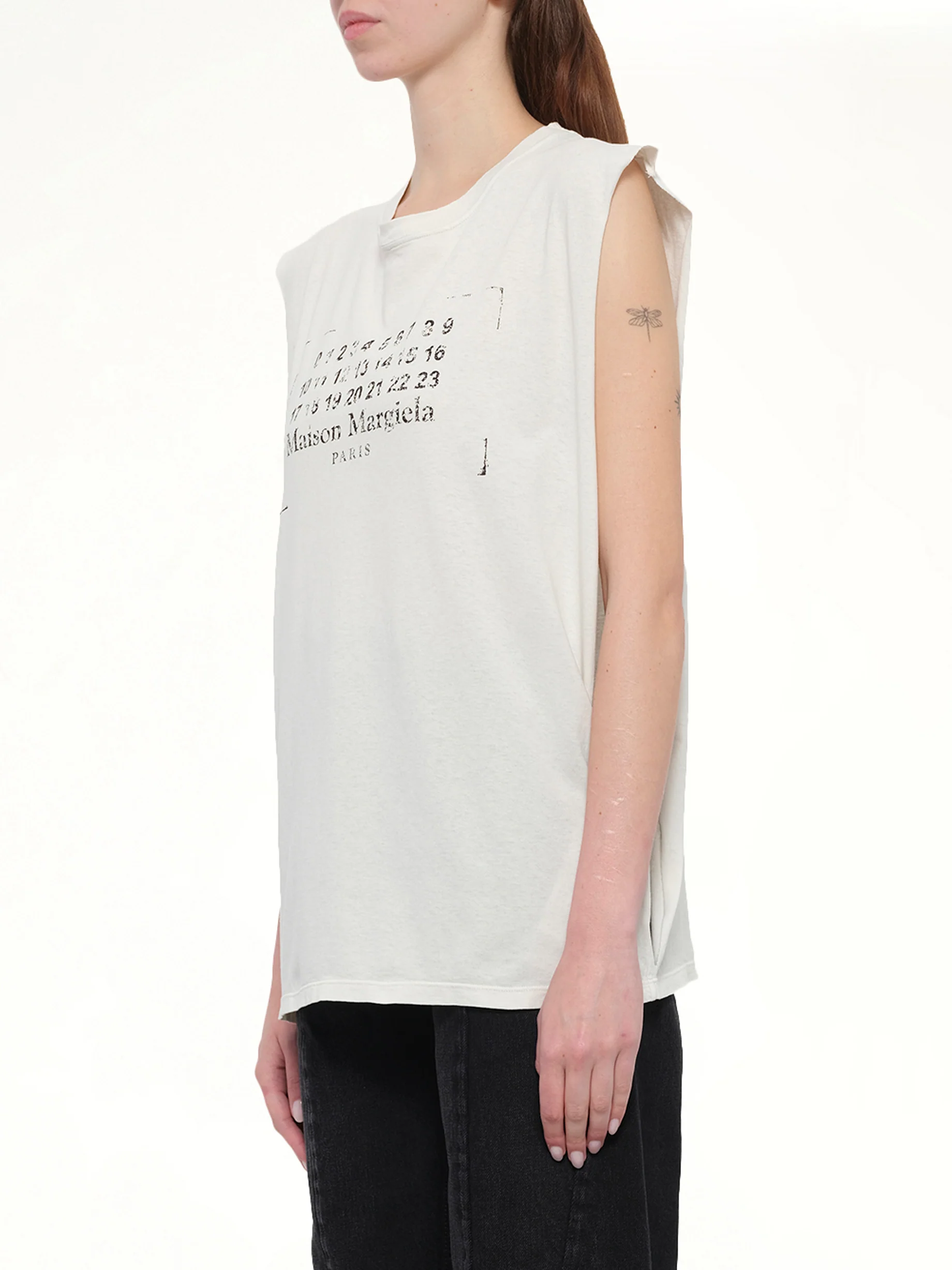 Logo Tank Top in Butter - Image 3