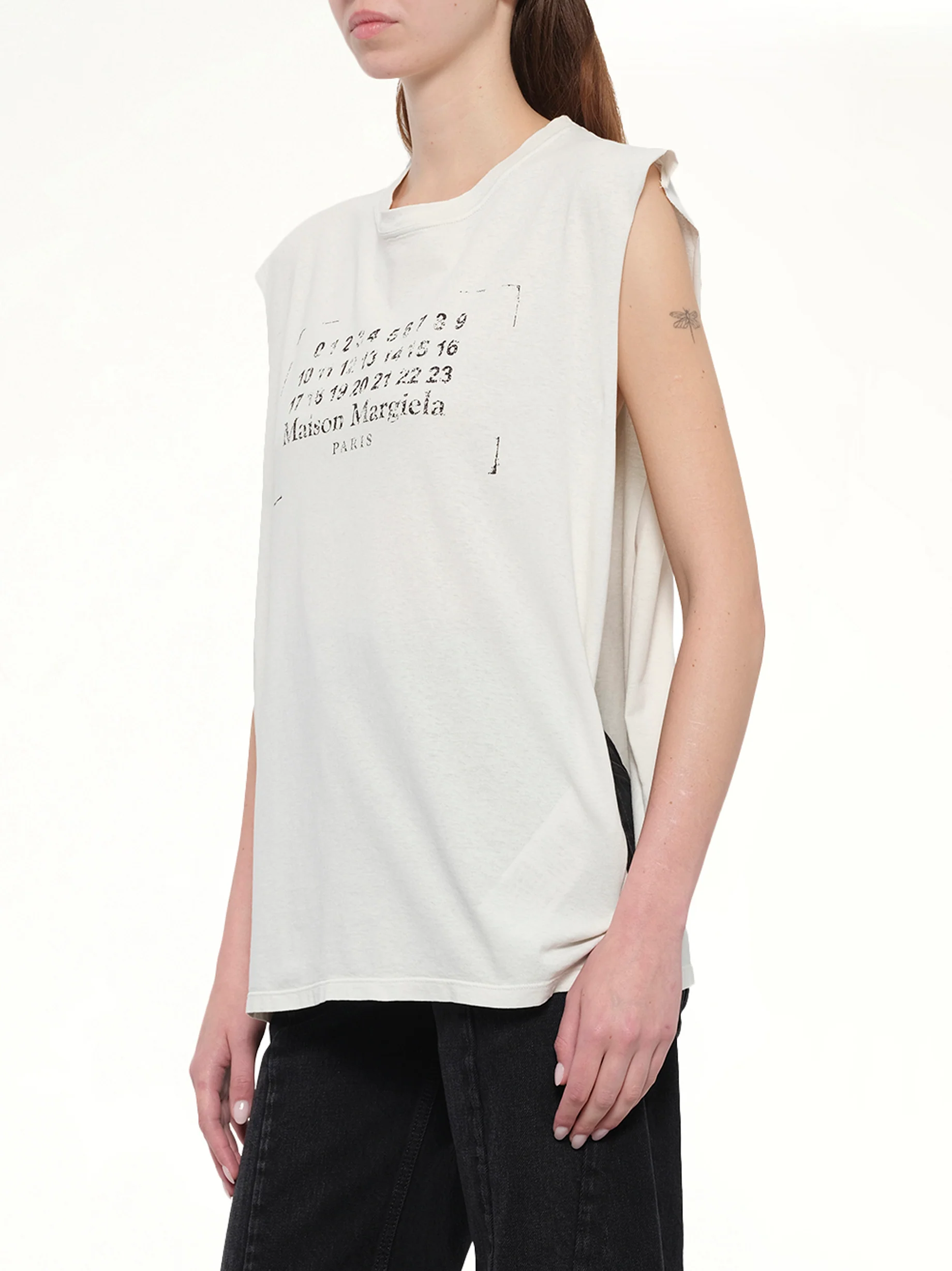 Logo Tank Top in Butter - Image 6