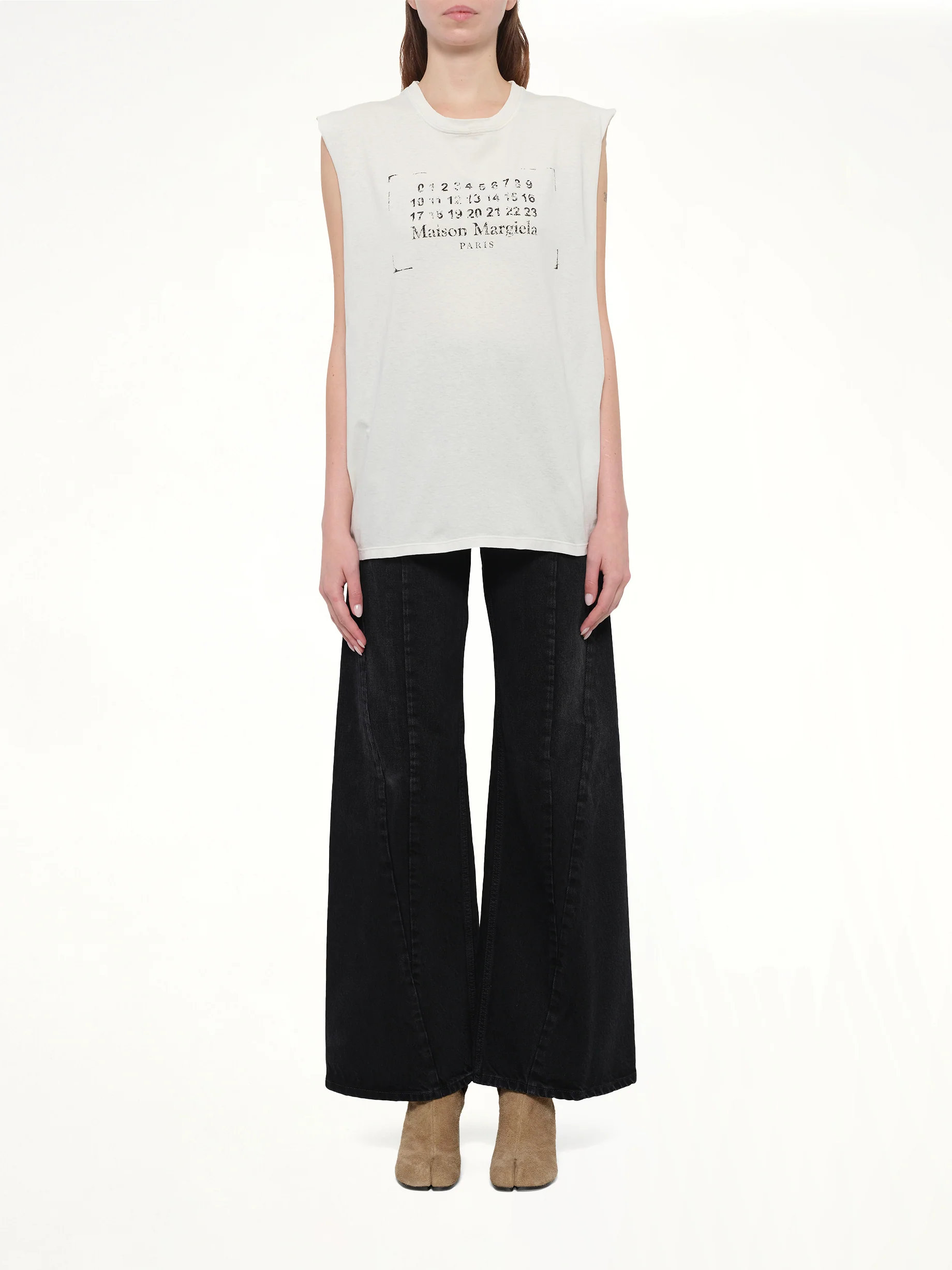 Logo Tank Top in Butter - Image 7