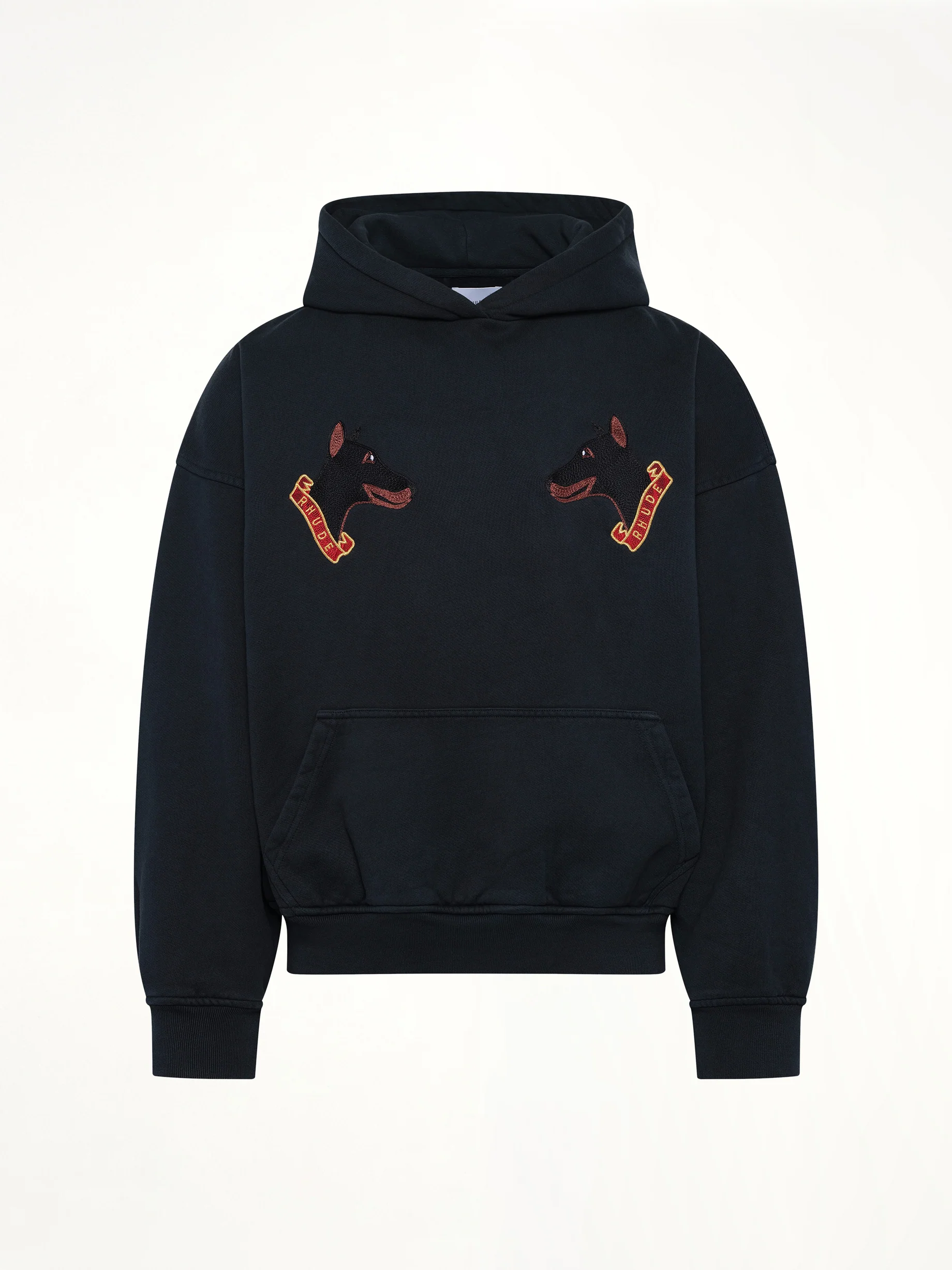 London Hound Hoodie in Vintage Black - Image 2