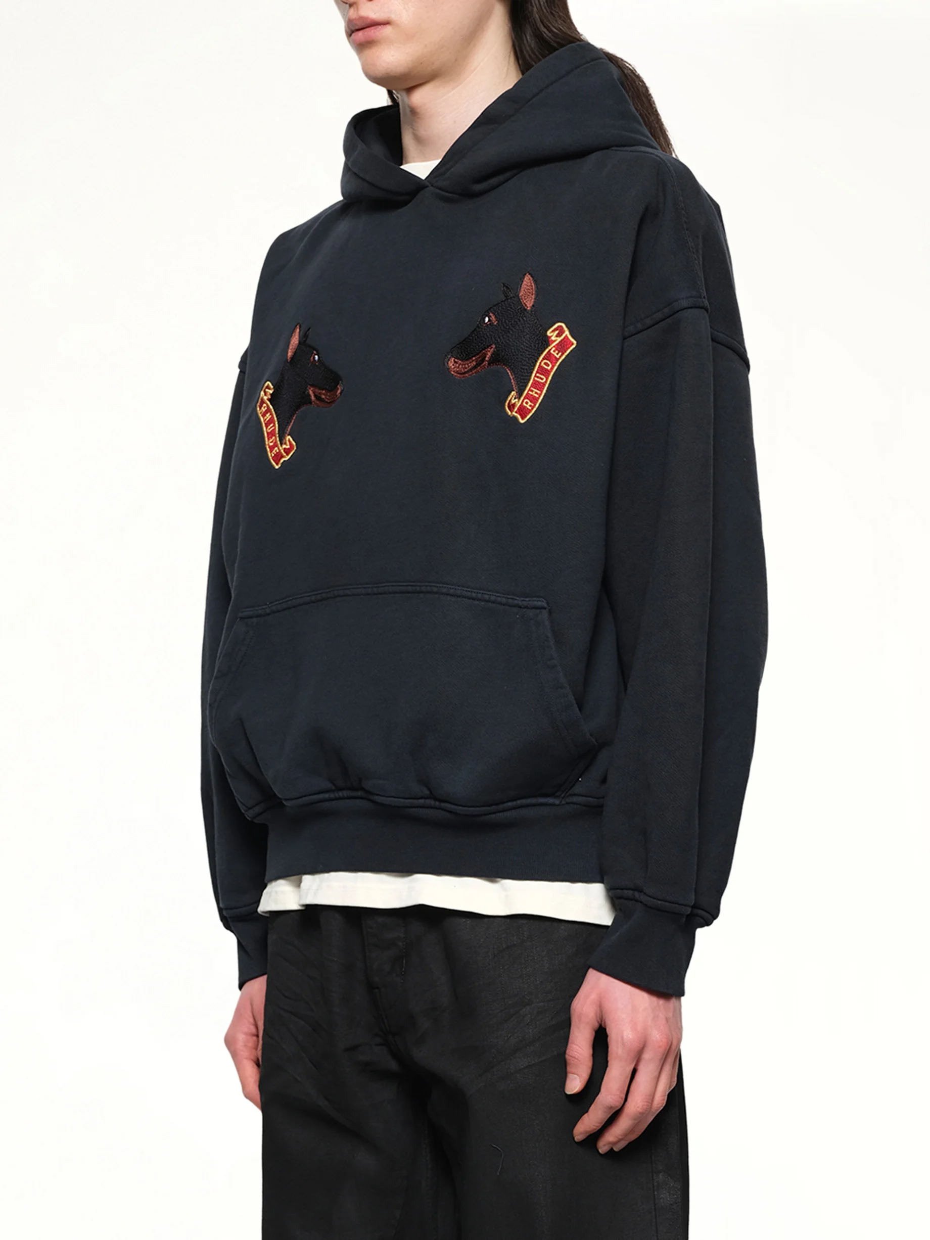 London Hound Hoodie in Vintage Black - Image 4