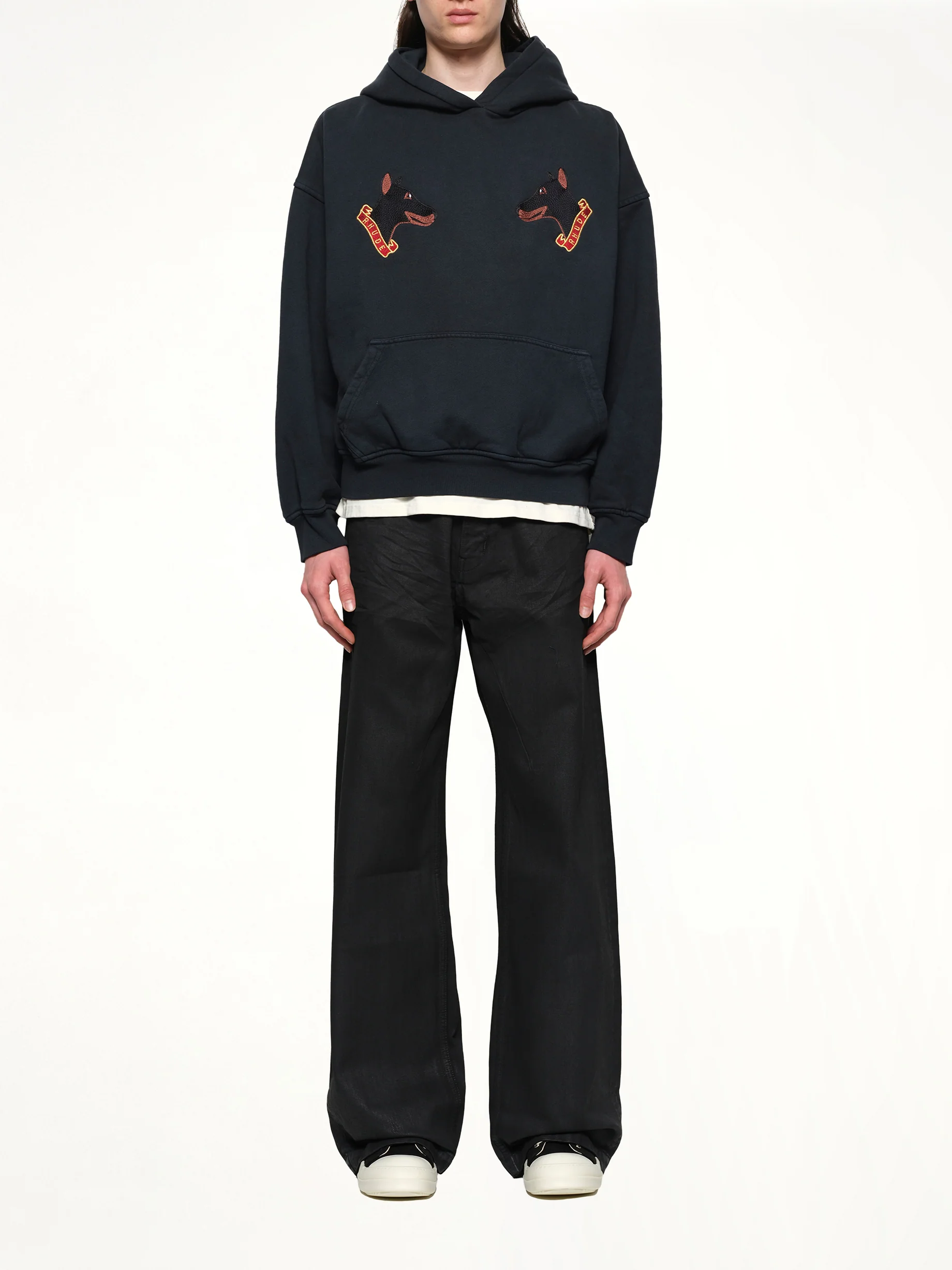 London Hound Hoodie in Vintage Black - Image 7