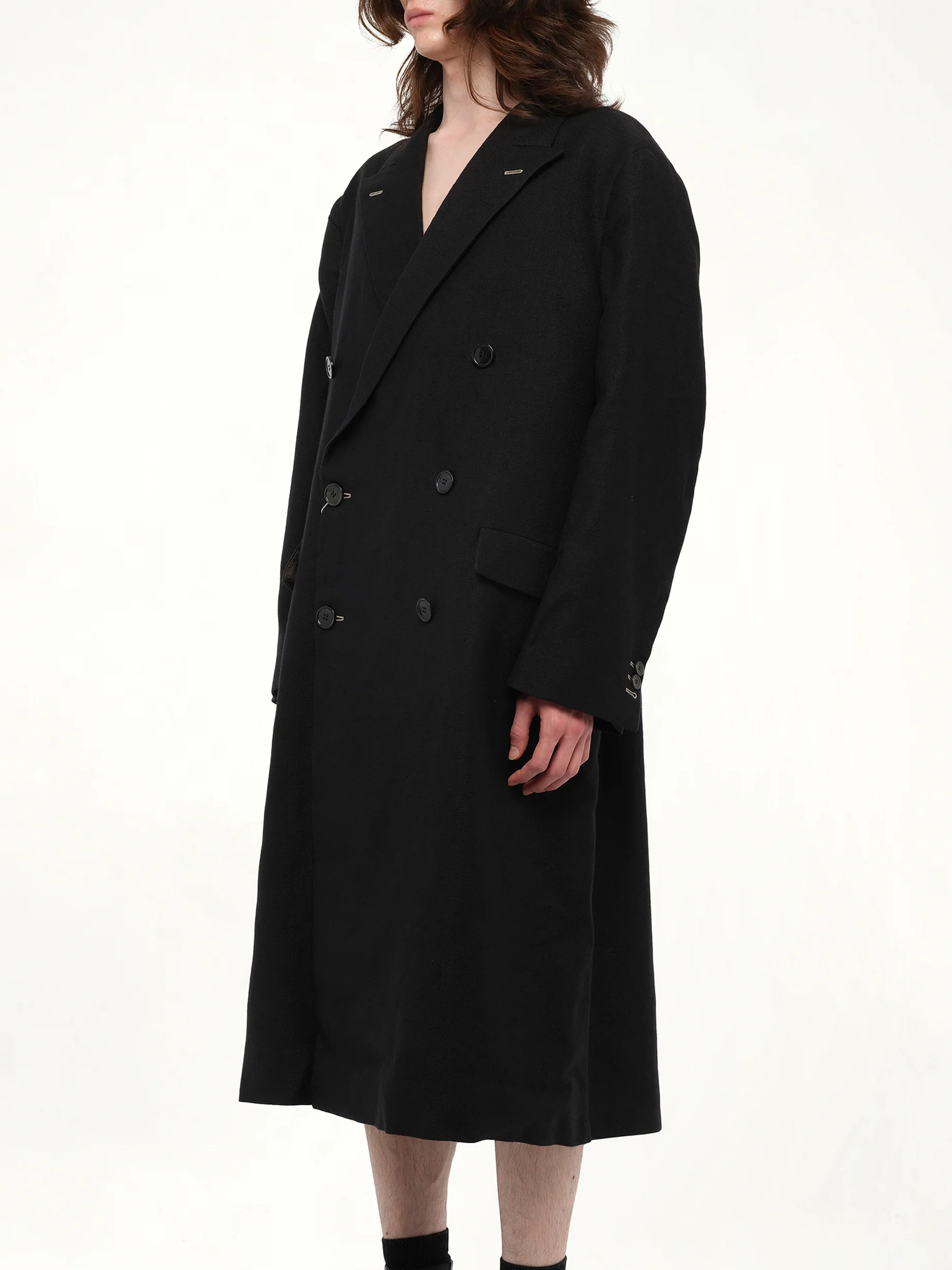 Long Coat in Black - Image 5