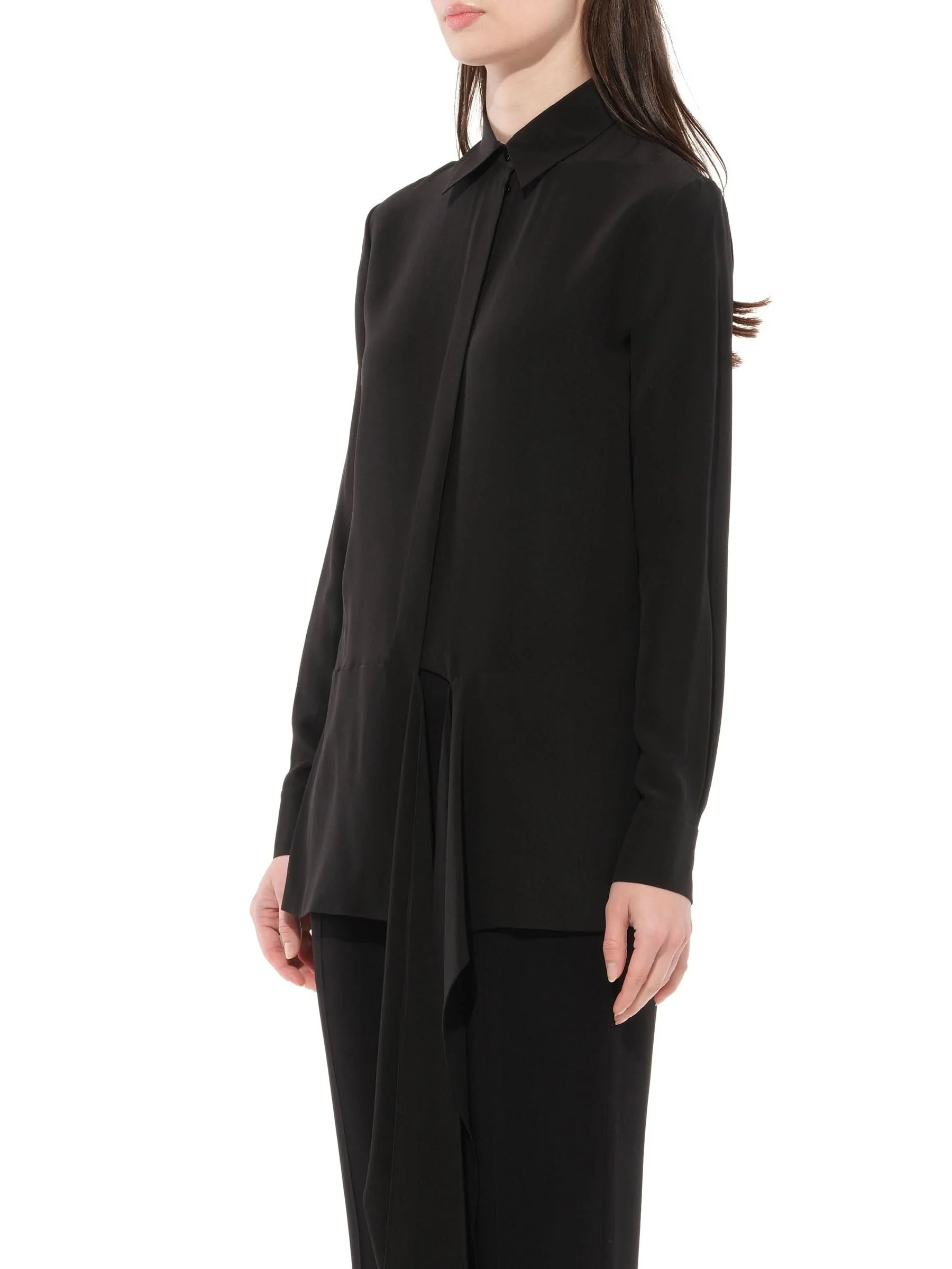 Long Sleeve Blouse in Black - Image 5