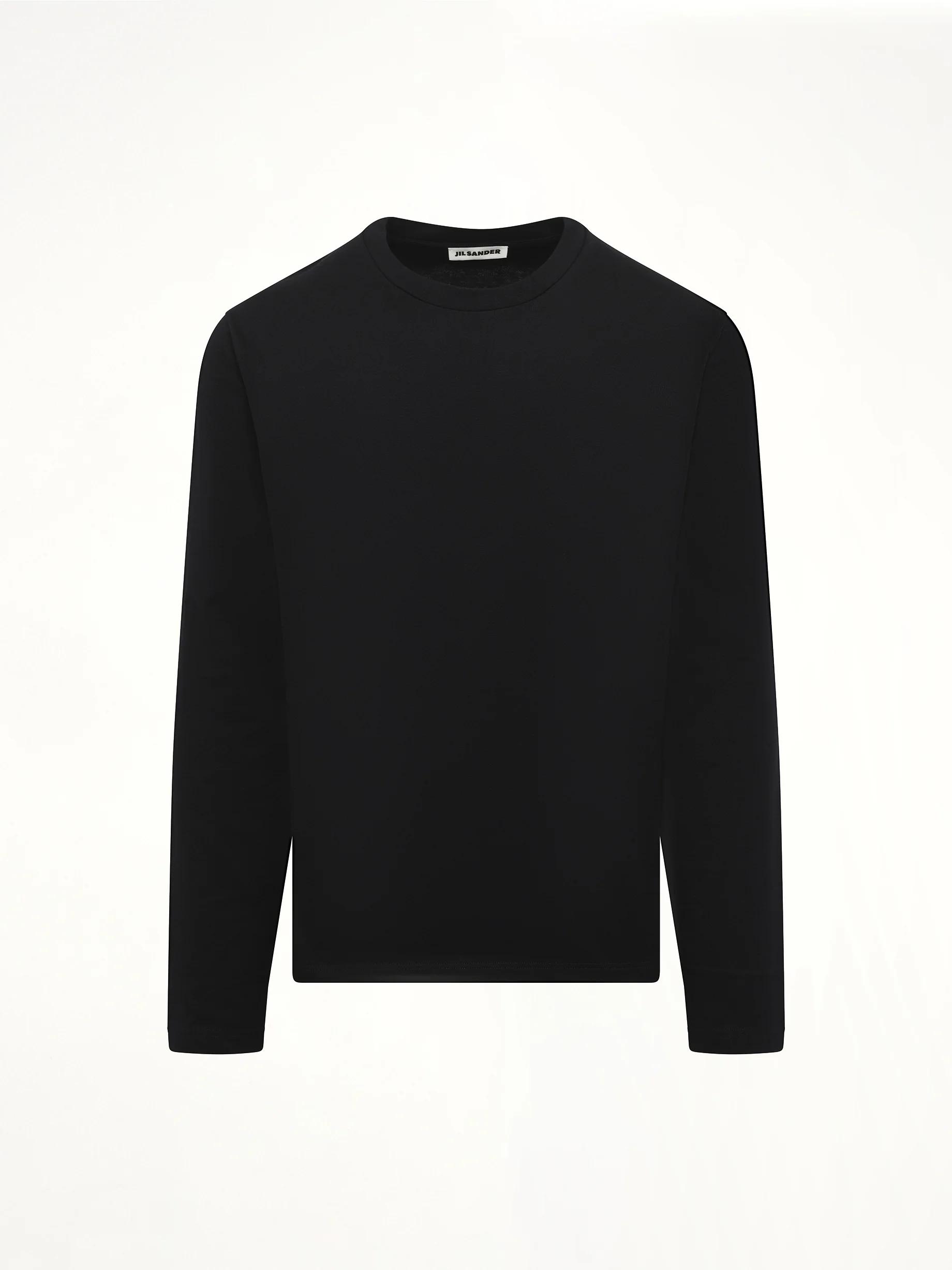 Long Sleeve Logo T-Shirt in Black - Image 2