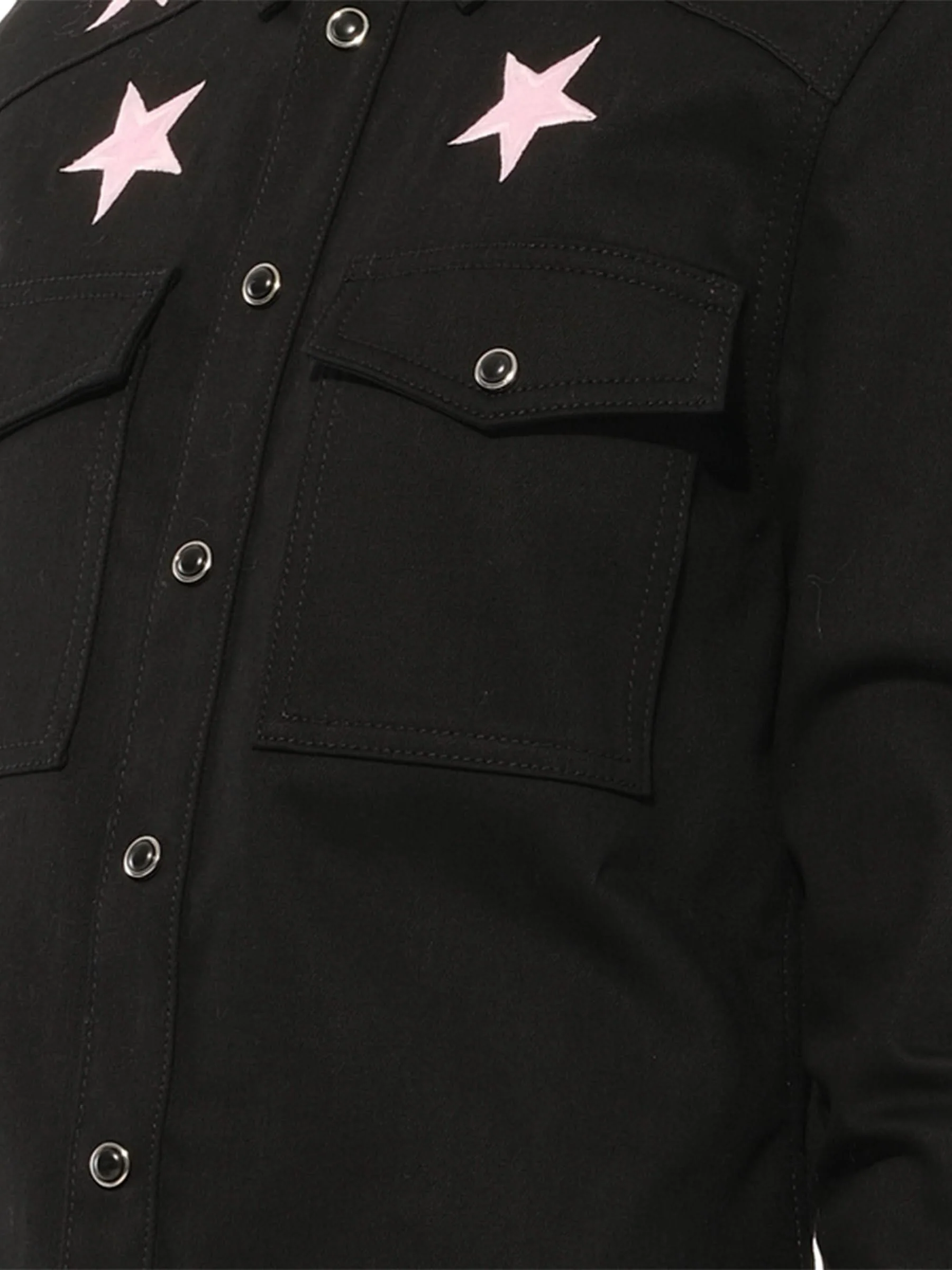 Long Sleeve Shirt in Black - Image 2