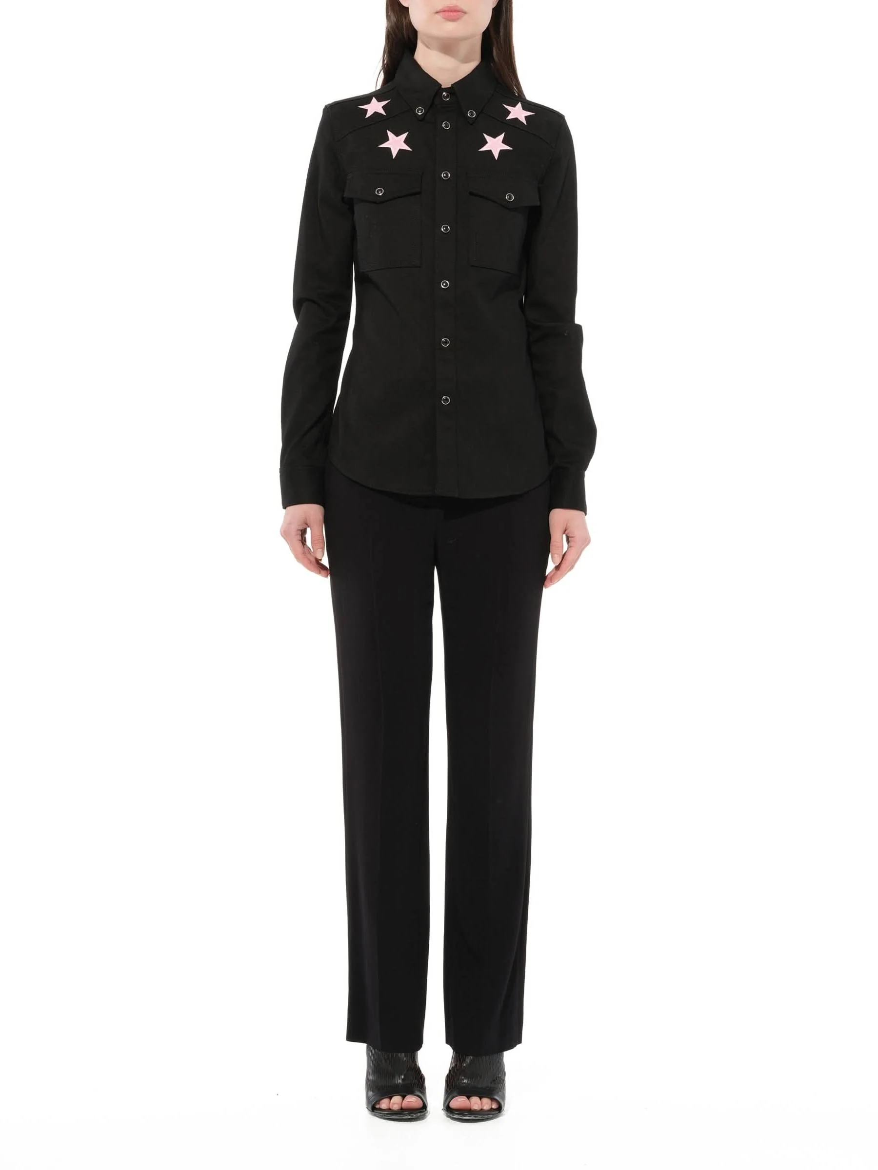 Long Sleeve Shirt in Black - Image 4