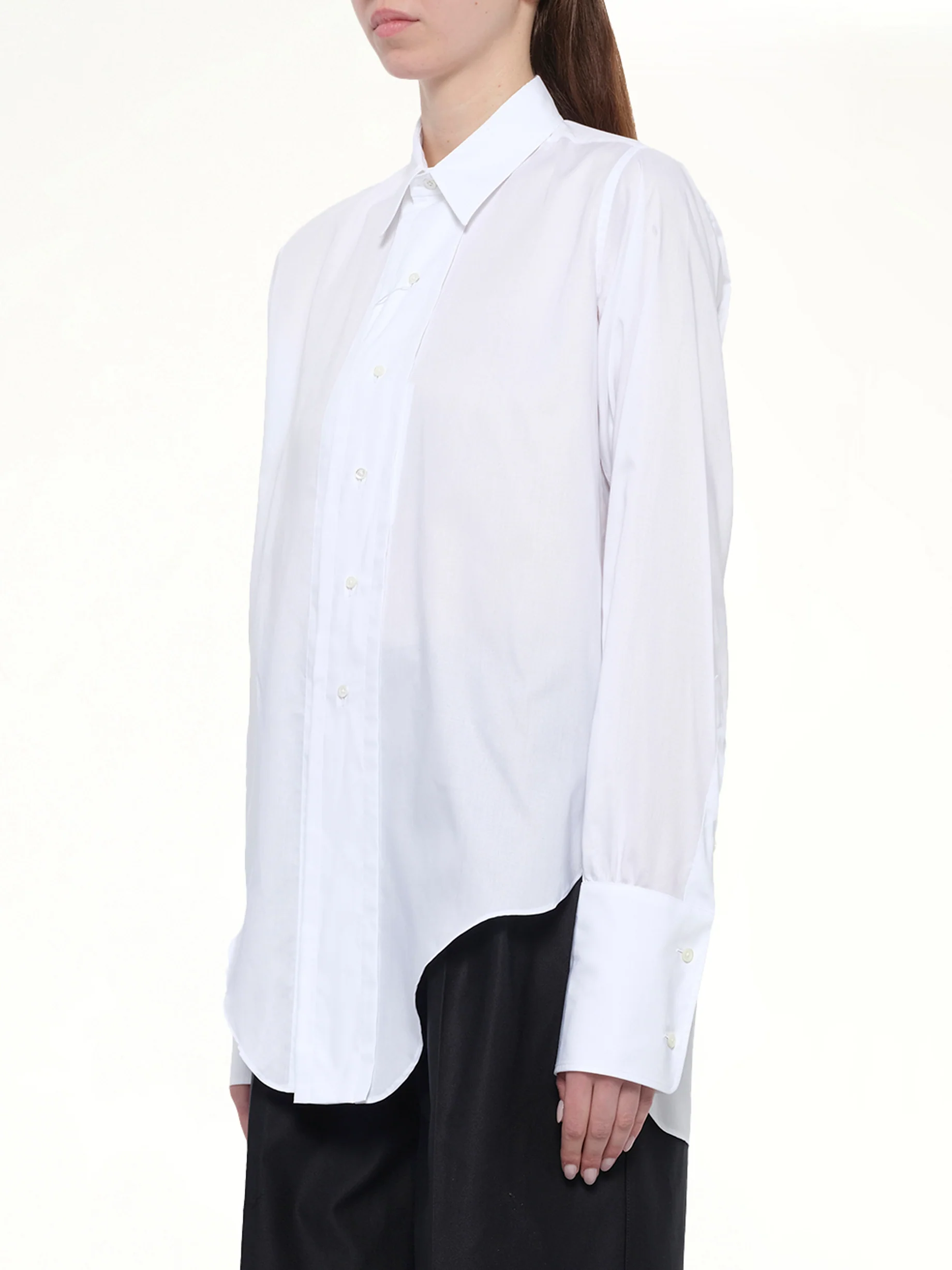 Long-sleeved Shirt in White - Image 3