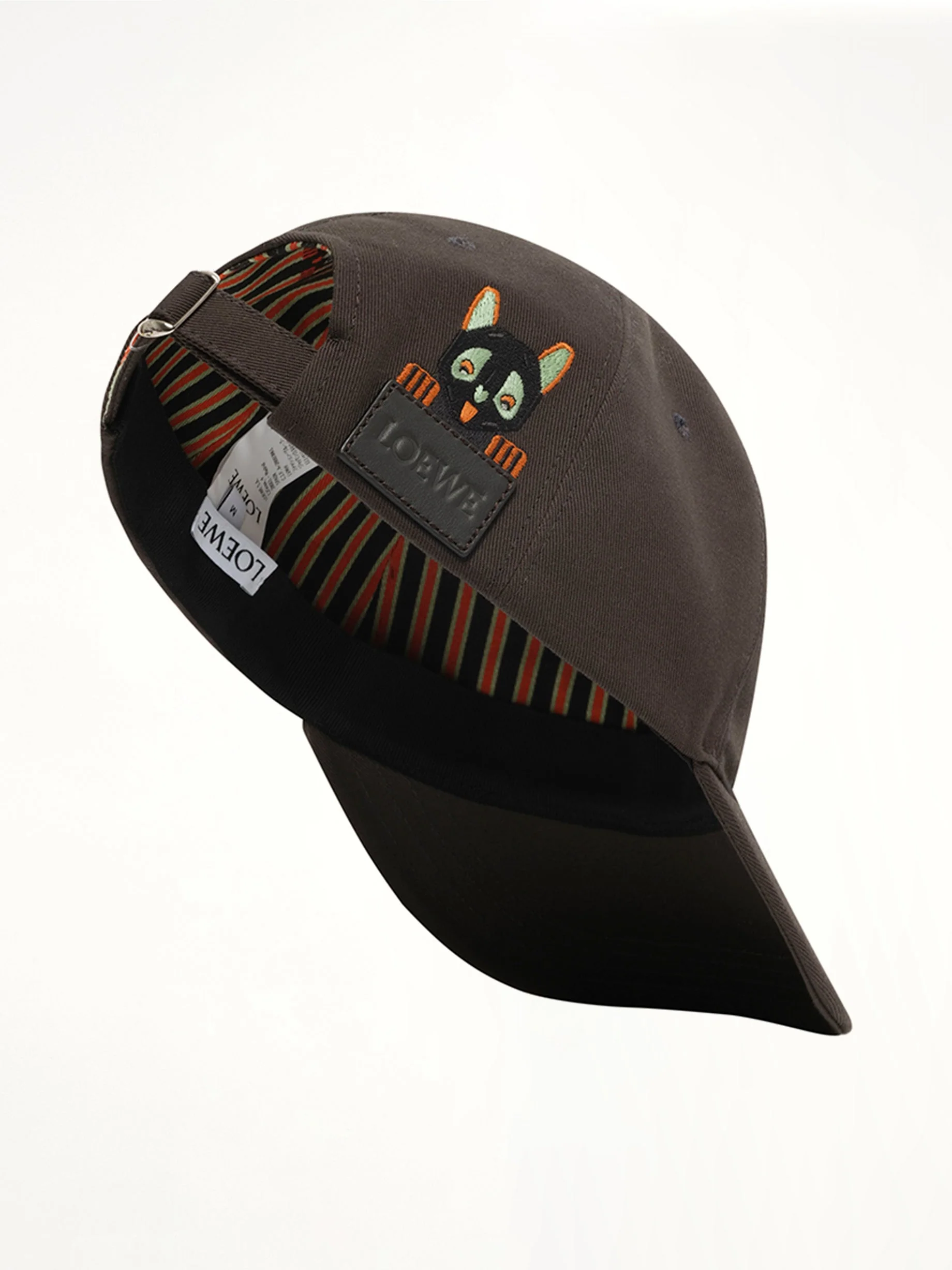 Louis Wain Loewe Cap in Brown/Black - Image 3