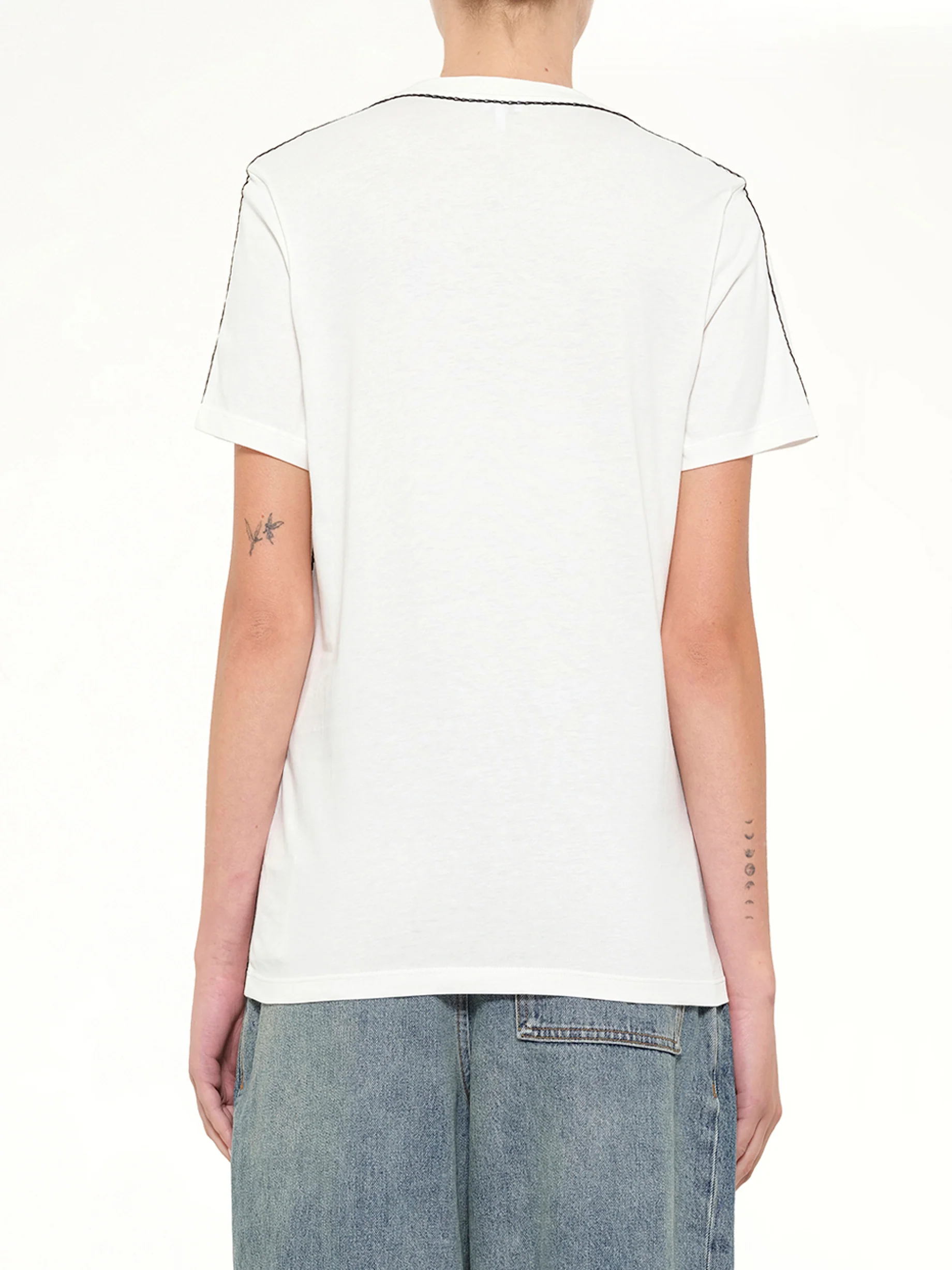 Louis Wain Regular Fit T-Shirt in White - Image 5