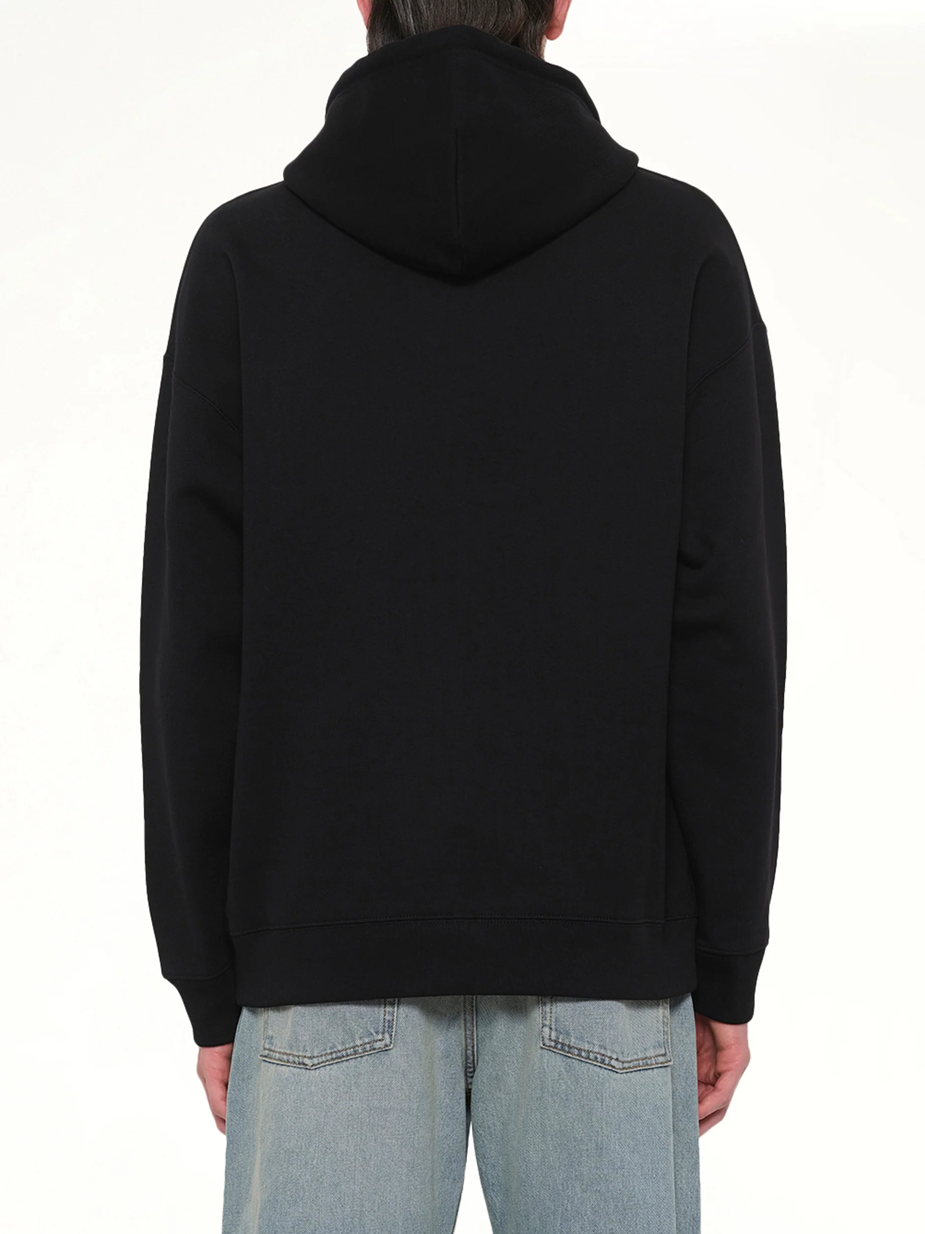Louis Wain Relaxed Hoodie in Black - Image 5