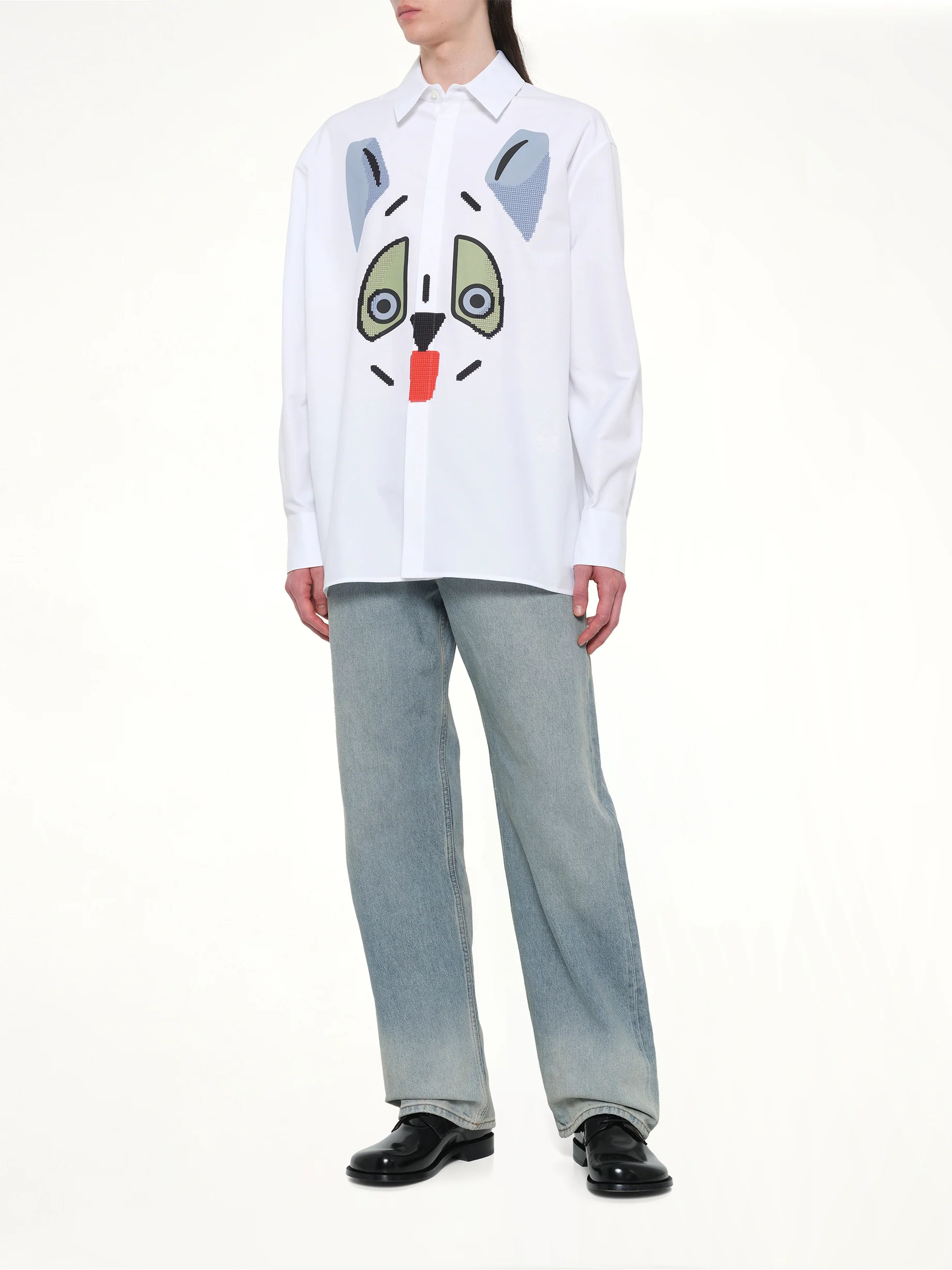 Louis Wain Shirt in White - Image 4