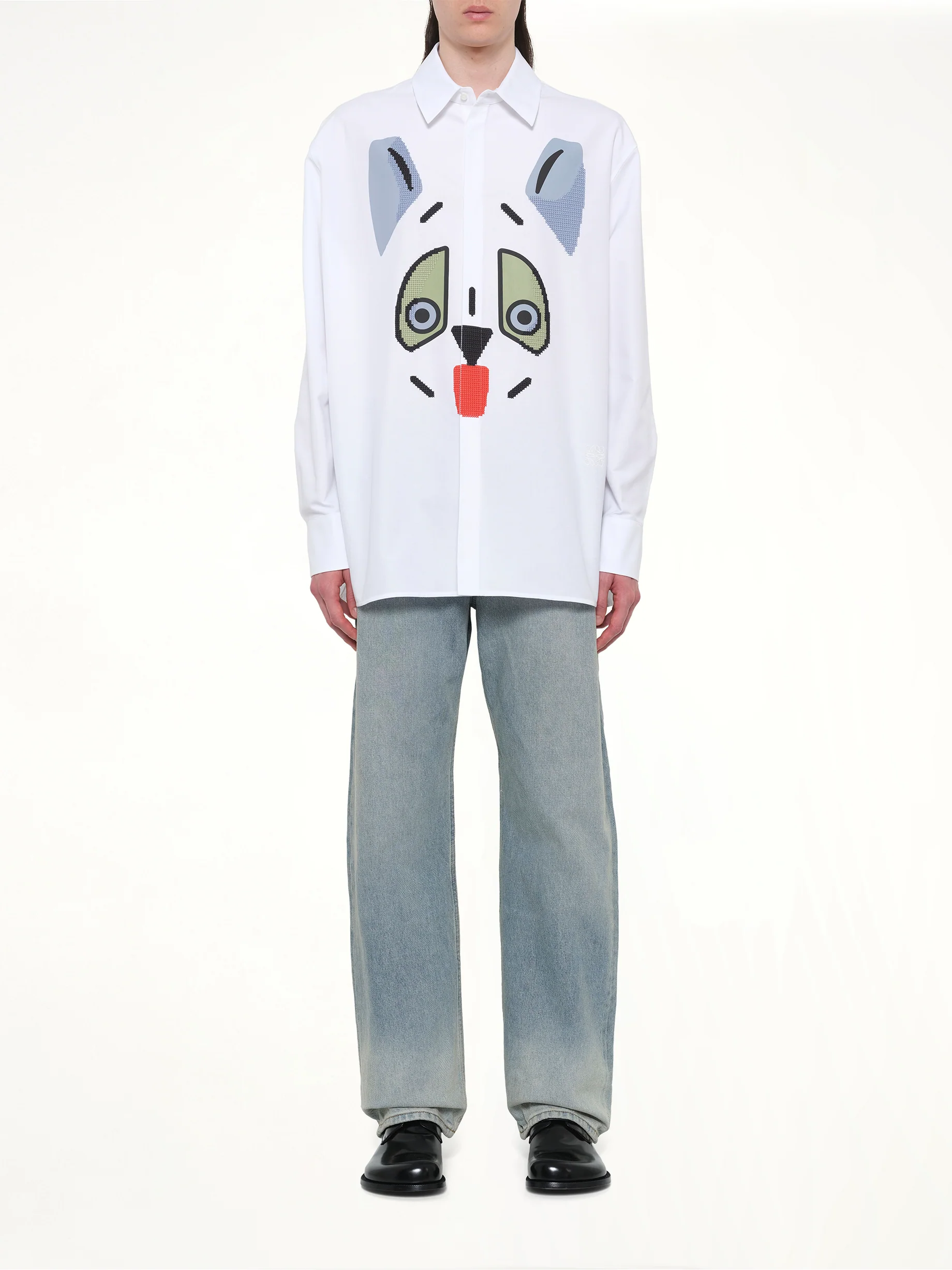 Louis Wain Shirt in White - Image 7