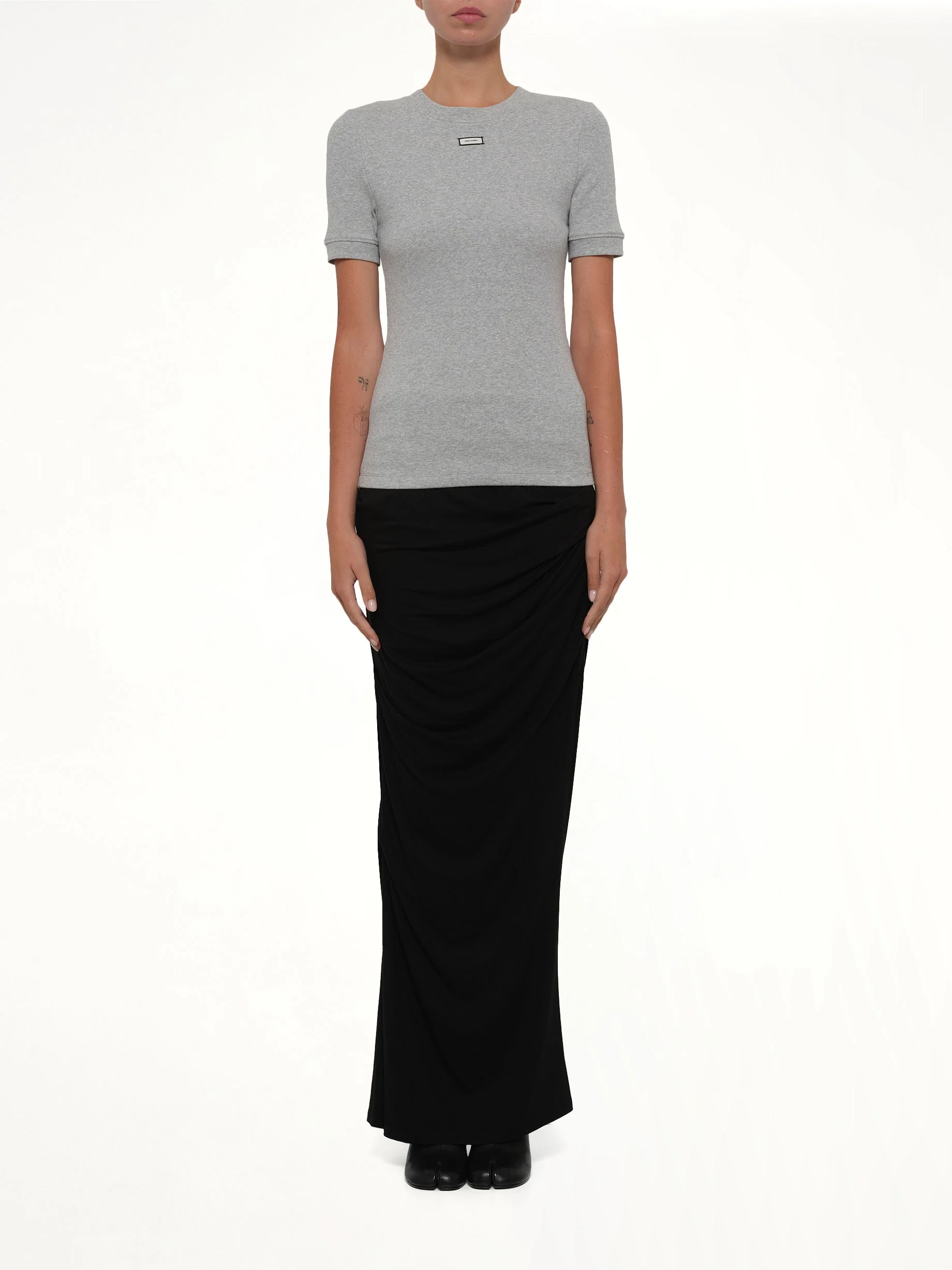 Lounge T-Shirt in Pebble - Image 7