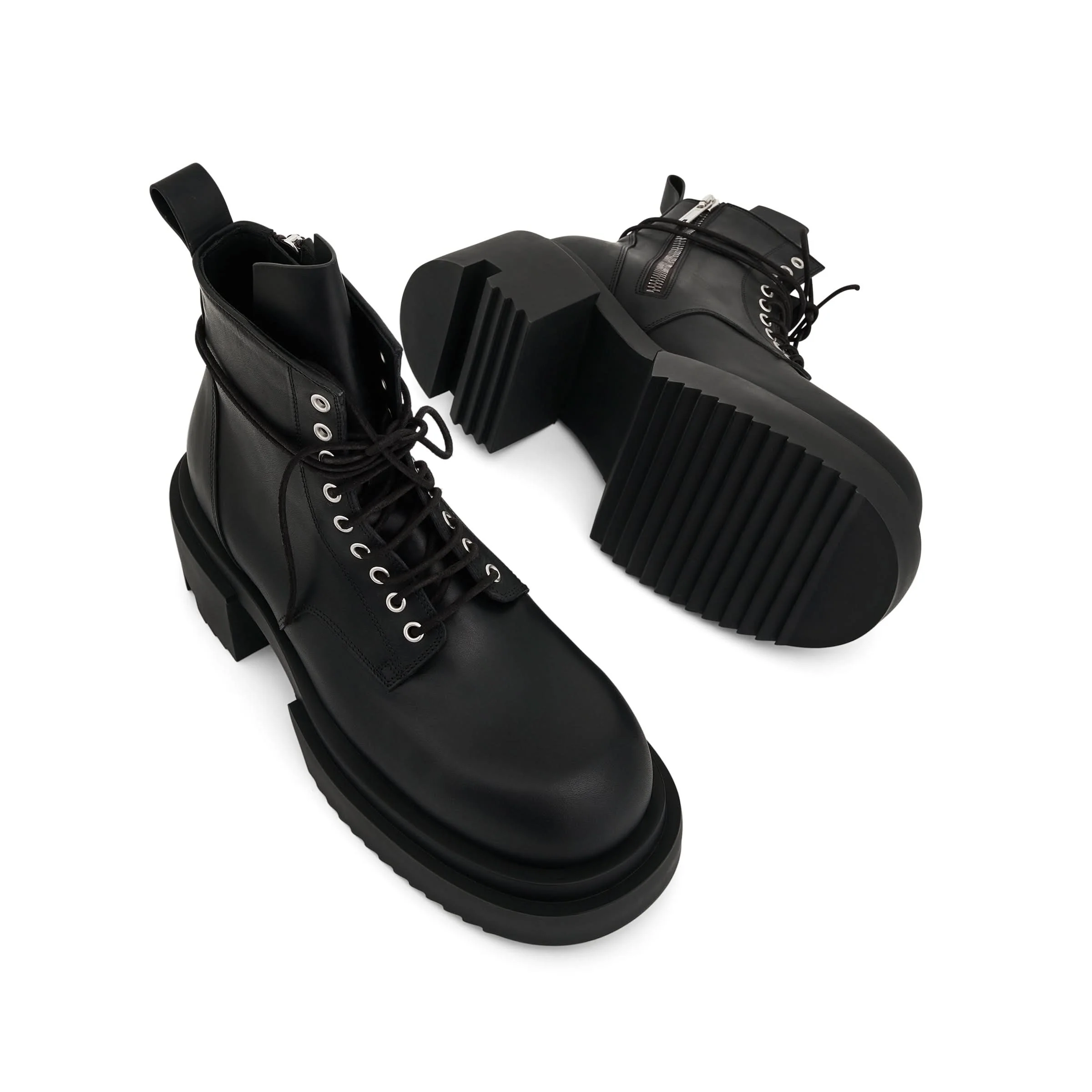 Low Army Bogun Boots in Black - Image 4