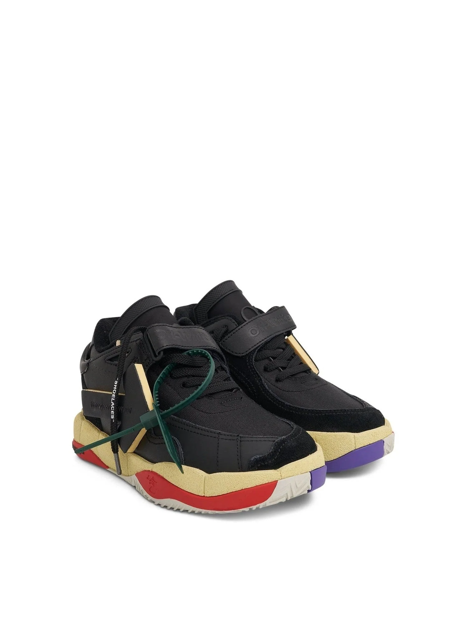 Low Puzzle Couture Sneaker in Black - Image 2