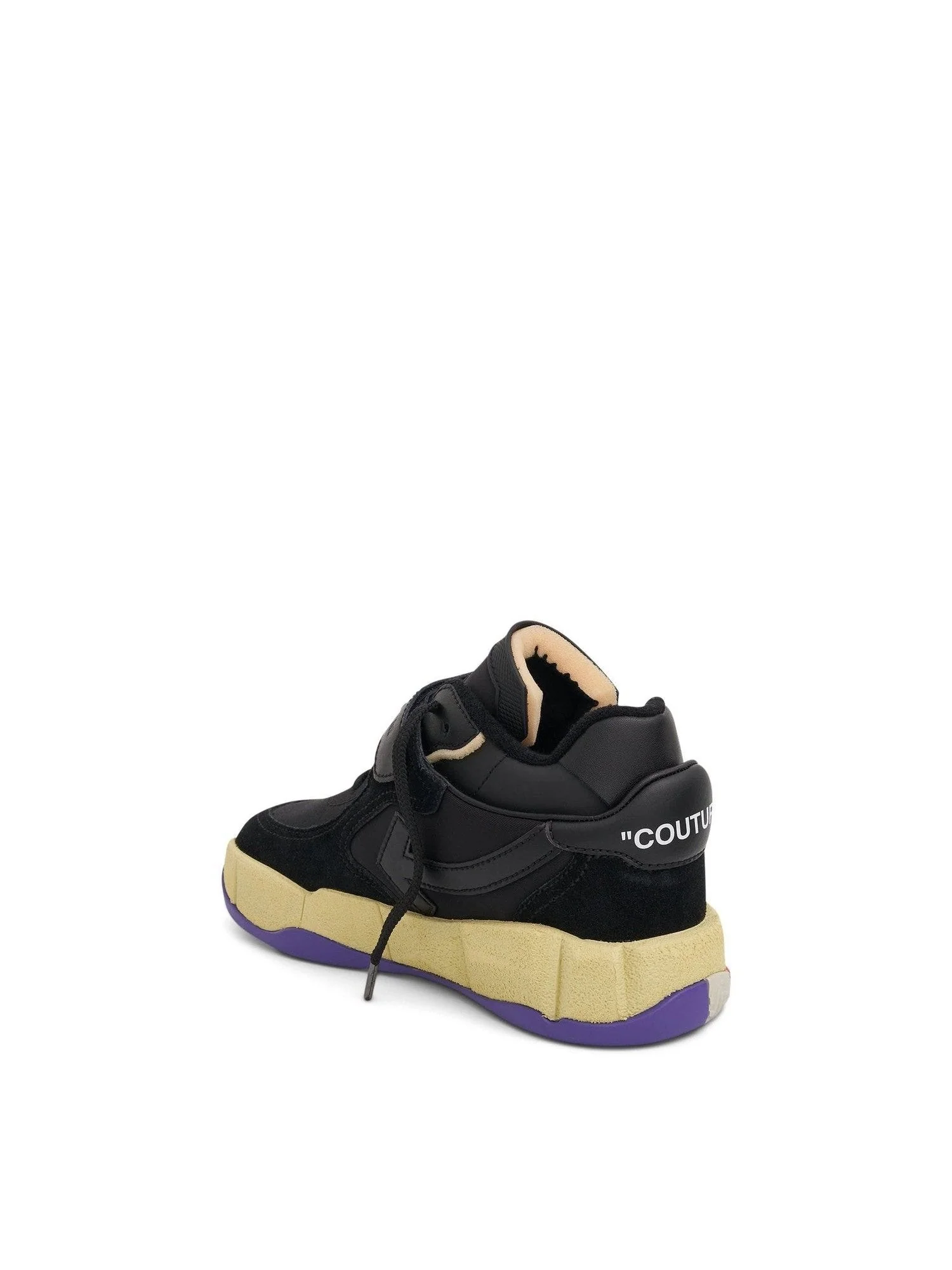 Low Puzzle Couture Sneaker in Black - Image 3