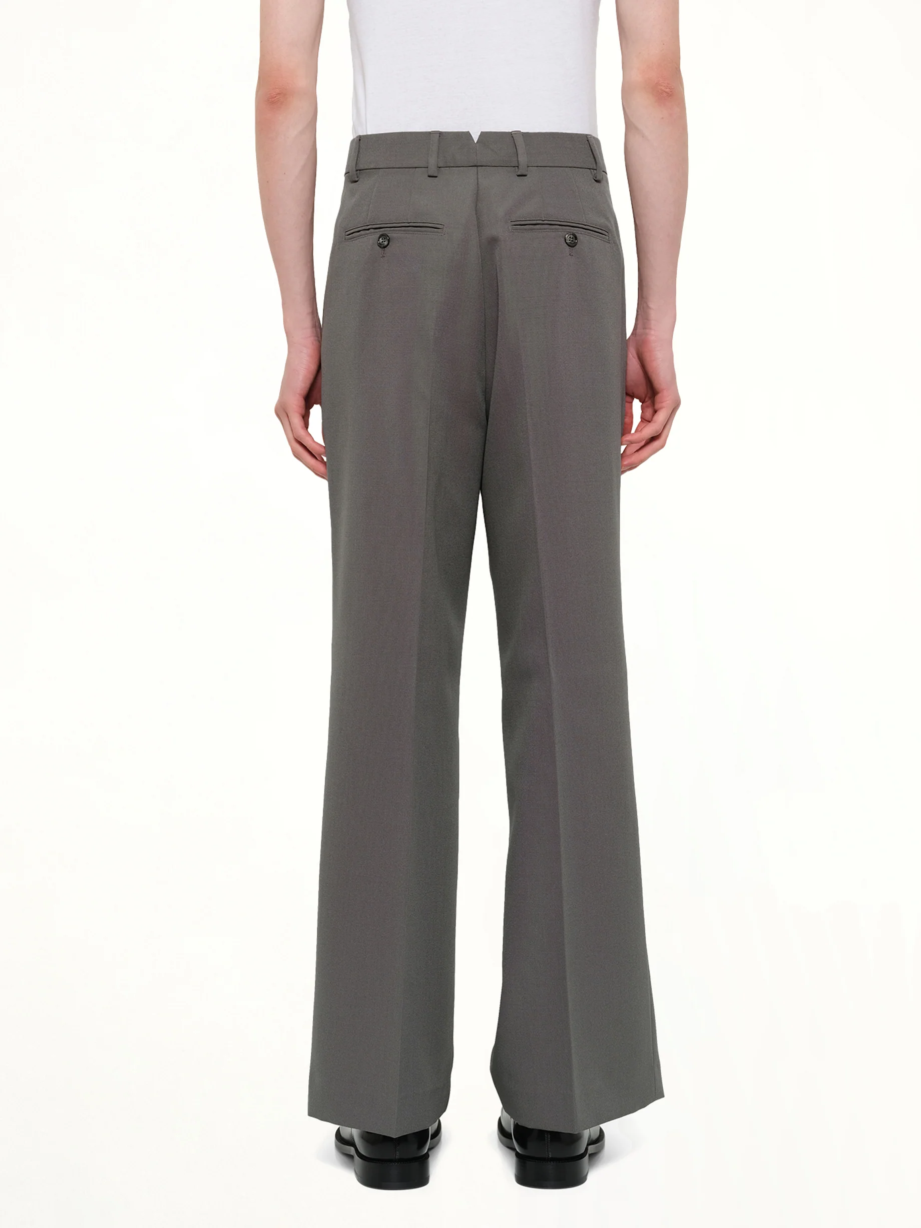 Low Waist Wide Trouser in Carbon - Image 5