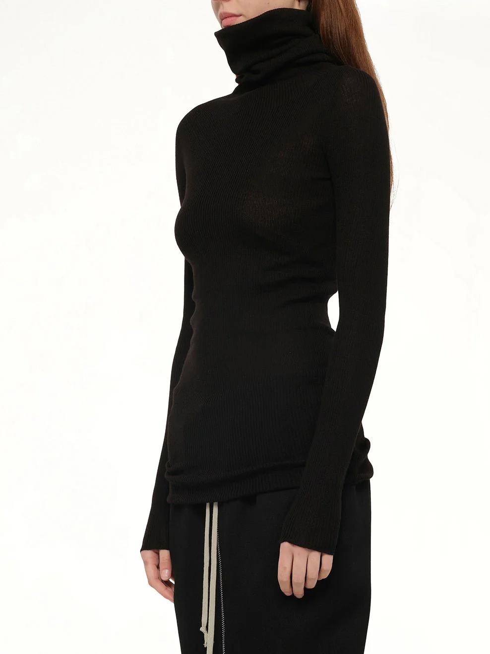 L/S Tube Sweater in Black - Image 3
