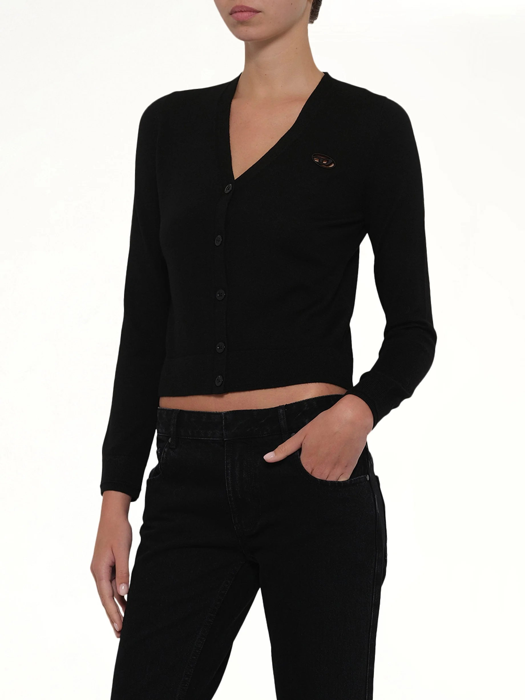 M-ALIMA Cardigan in Black - Image 6
