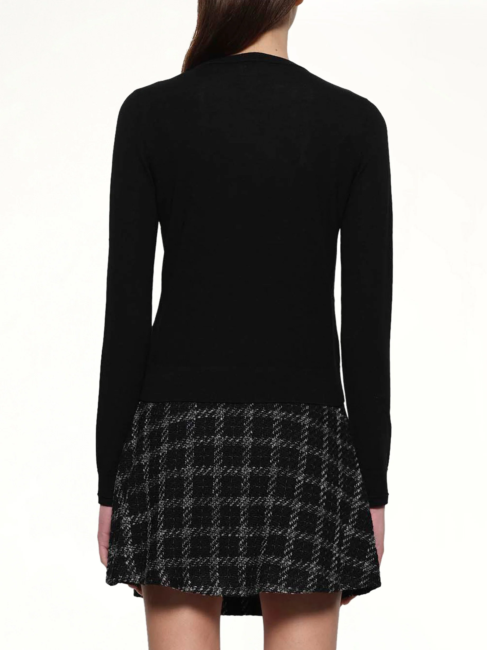 M-ALINESA Knit Sweater in Black - Image 5
